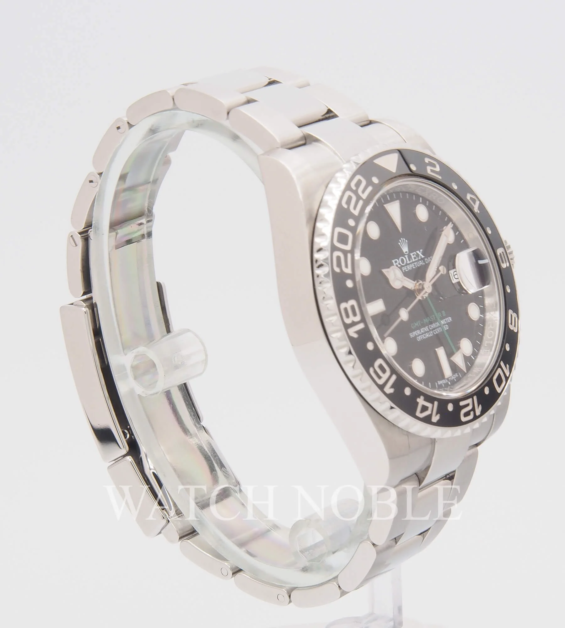 Pre-owned Rolex 116710LN GMT Master II Black Bezel Steel 40mm