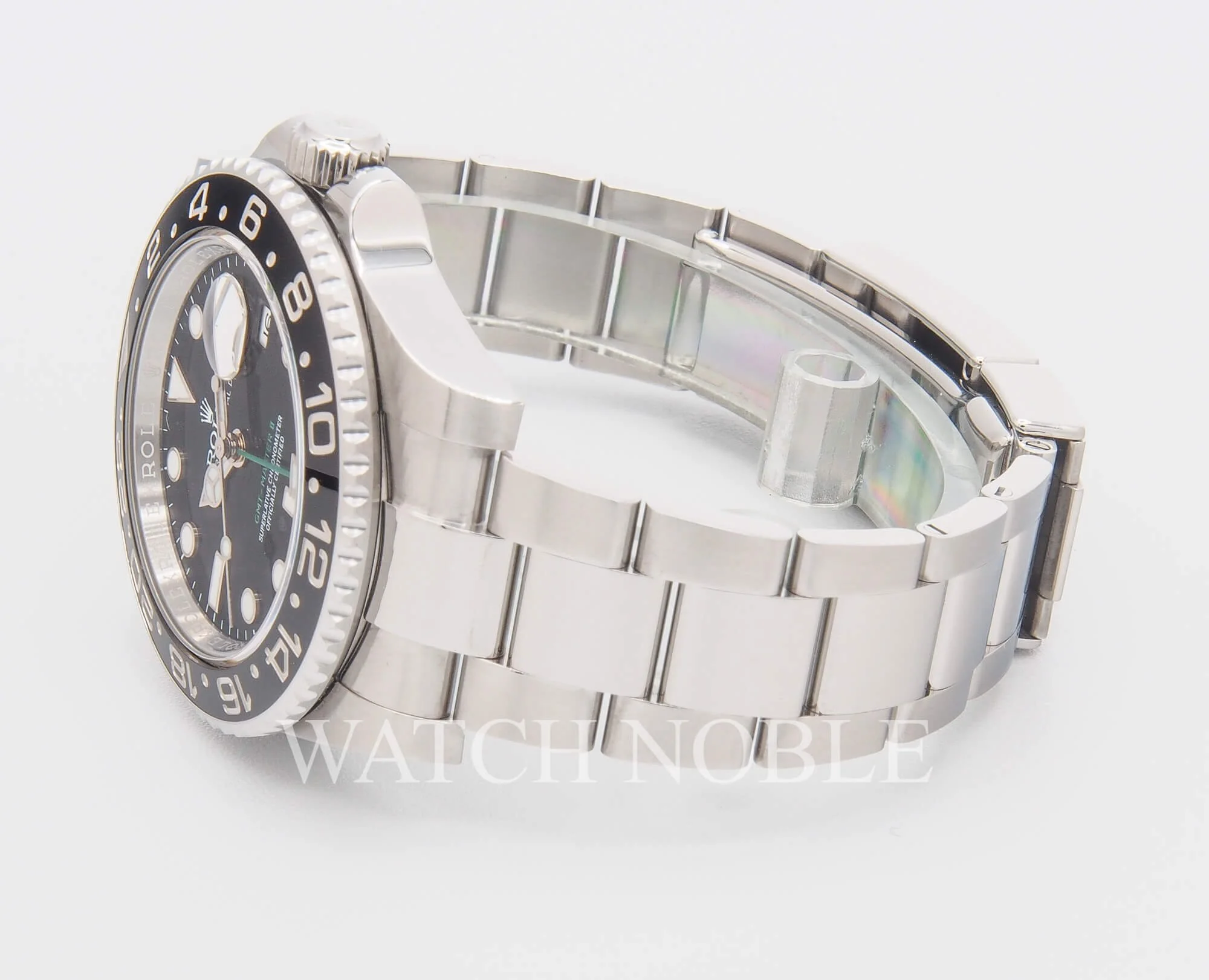 Pre-owned Rolex 116710LN GMT Master II Black Bezel Steel 40mm