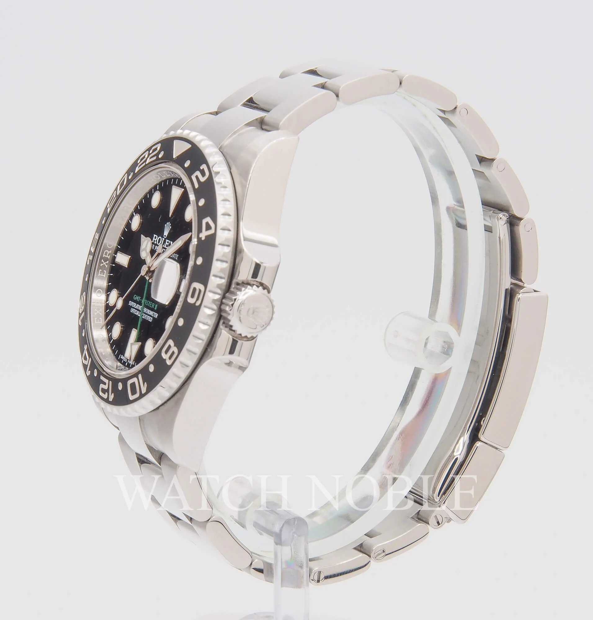Pre-owned Rolex 116710LN GMT Master II Black Bezel Steel 40mm