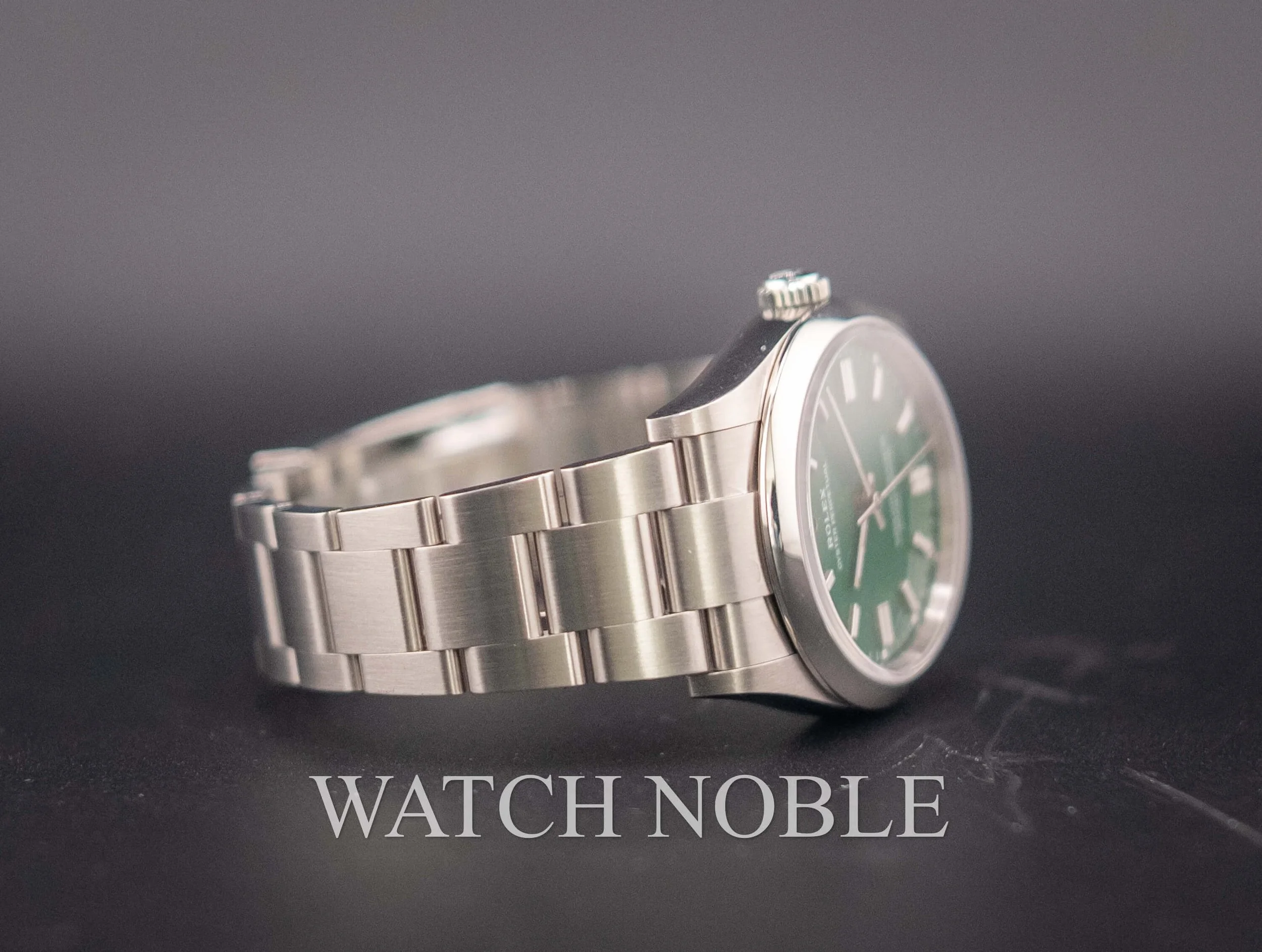 Pre-owned Rolex 126000 Oyster Perpetual 36mm Green Dial Steel