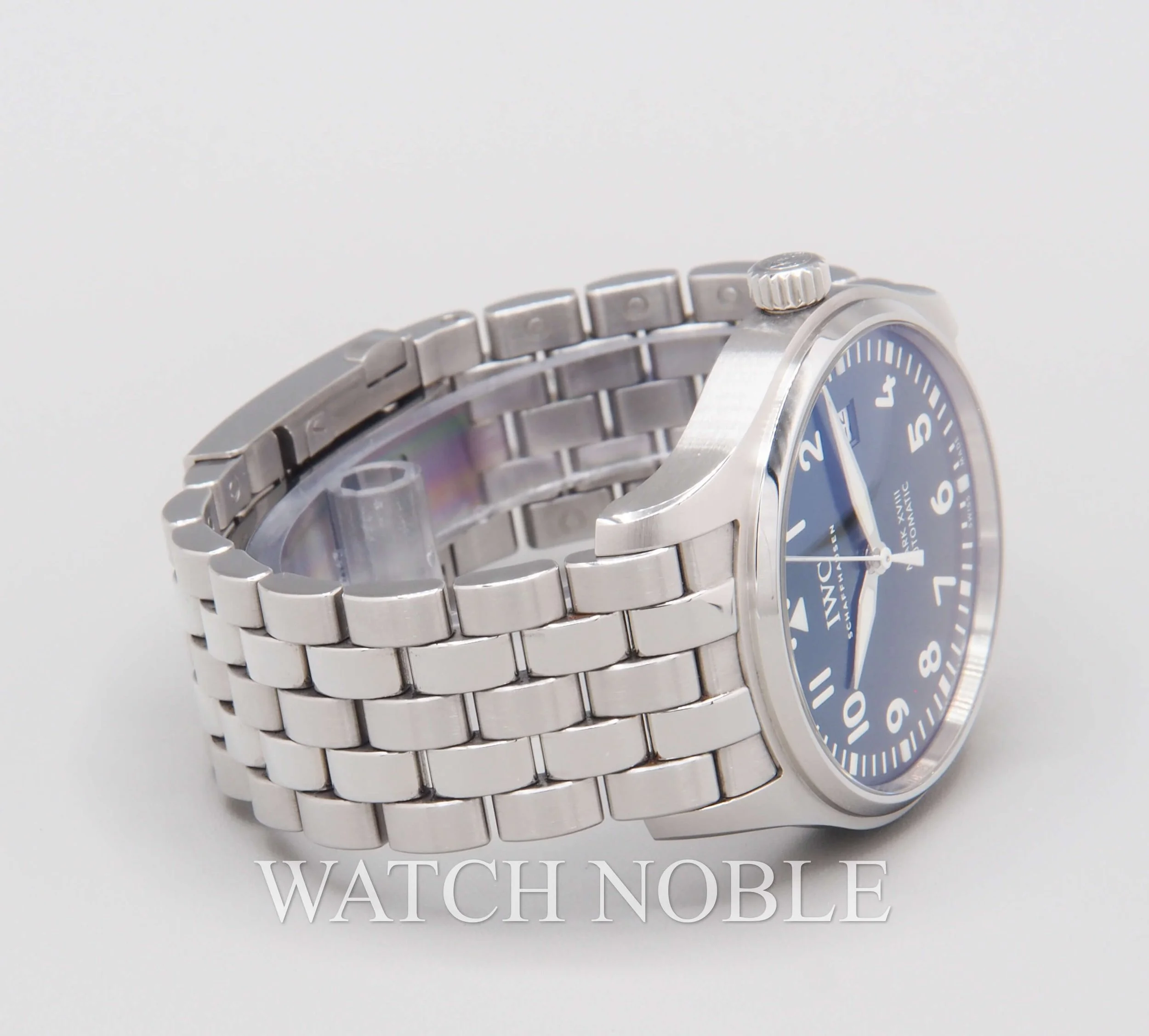 Pre-owned IWC Mark Xviii Edition "Le Petit Prince" Blue Dial IW327016