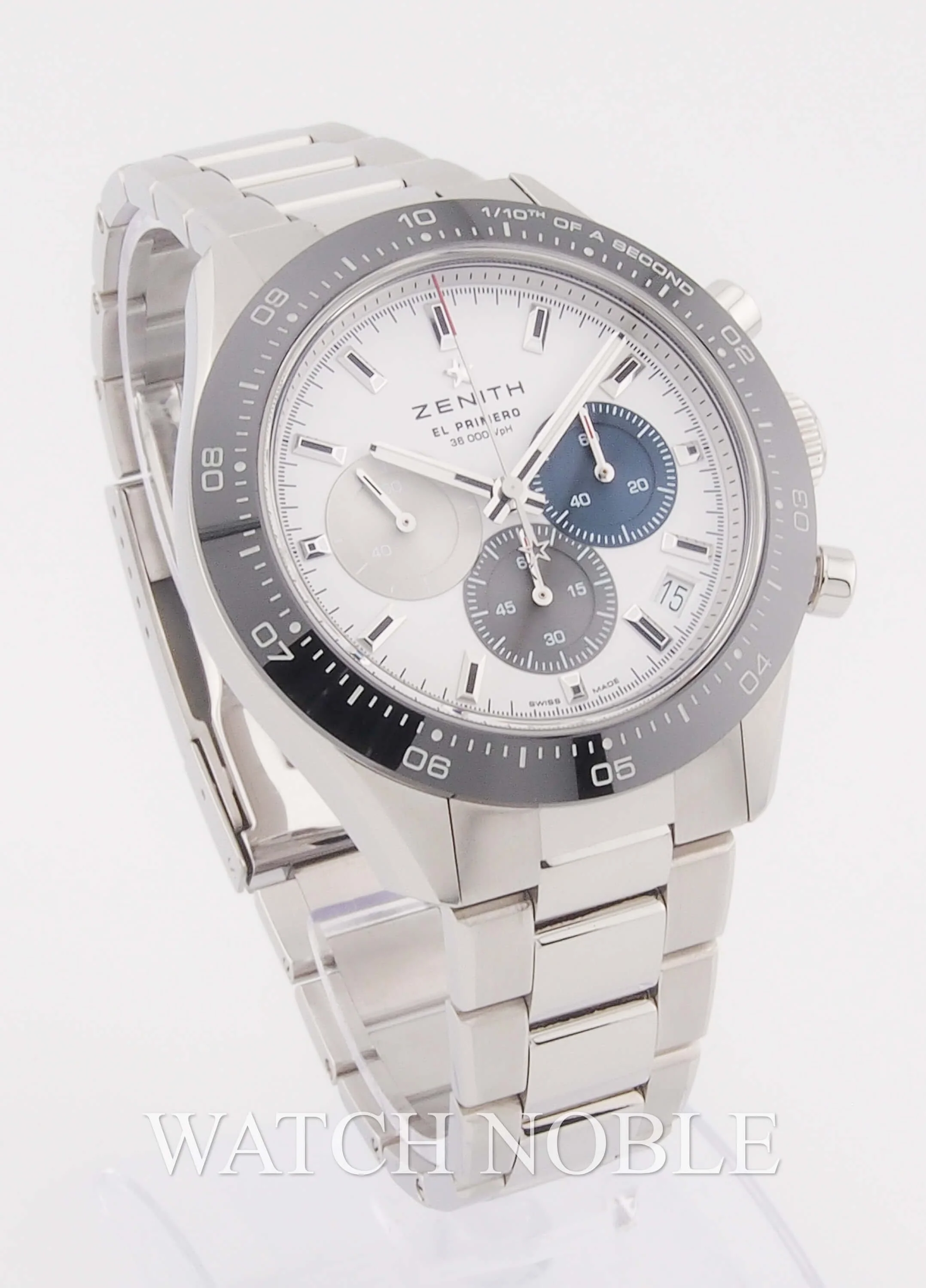 Pre-owned Zenith El Primero Chronomaster Sport Chronograph White Dial Men's Watch 03.3100.3600/69.M3100