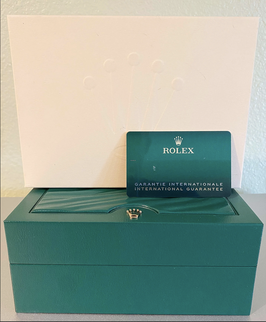 Rolex Land Dweller White Dial Rose Gold Diamond Bezel 36mm 127285