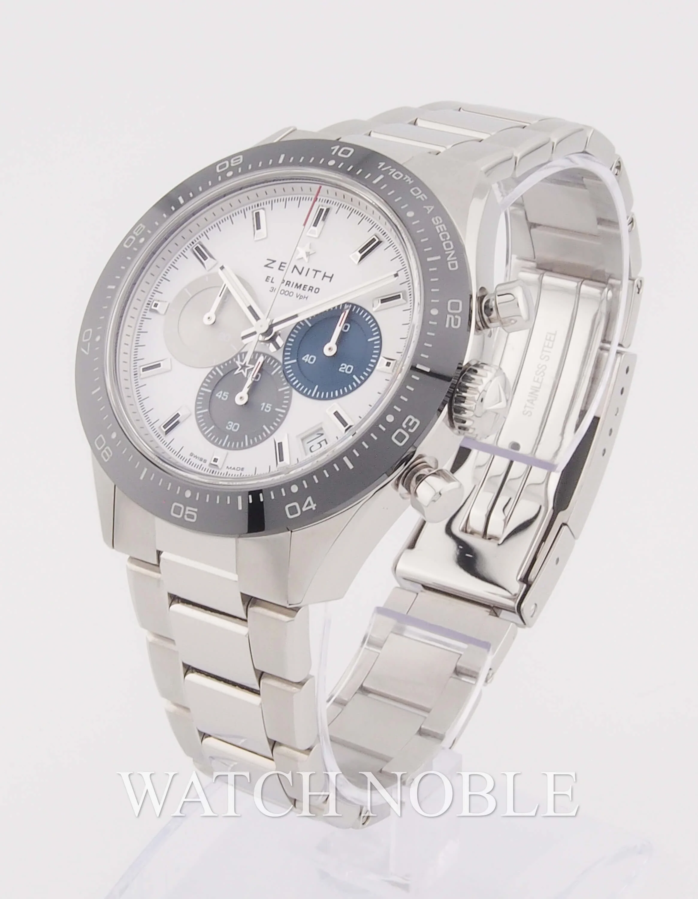 Pre-owned Zenith El Primero Chronomaster Sport Chronograph White Dial Men's Watch 03.3100.3600/69.M3100