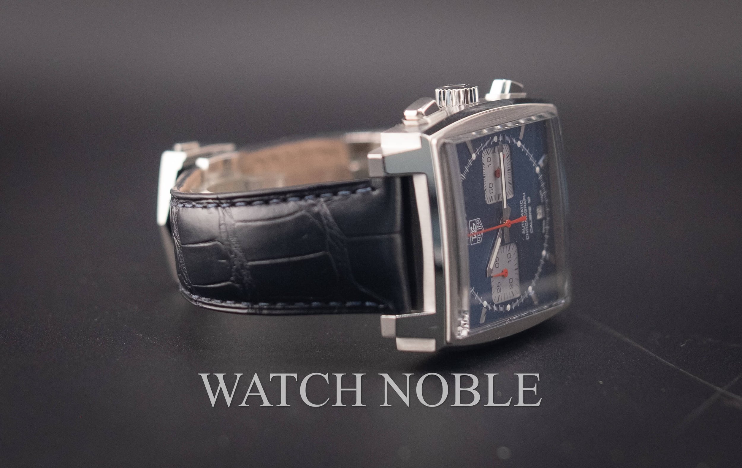 Pre-owned TAG Heuer Monaco Calibre 12 CAW2111.FC6183.