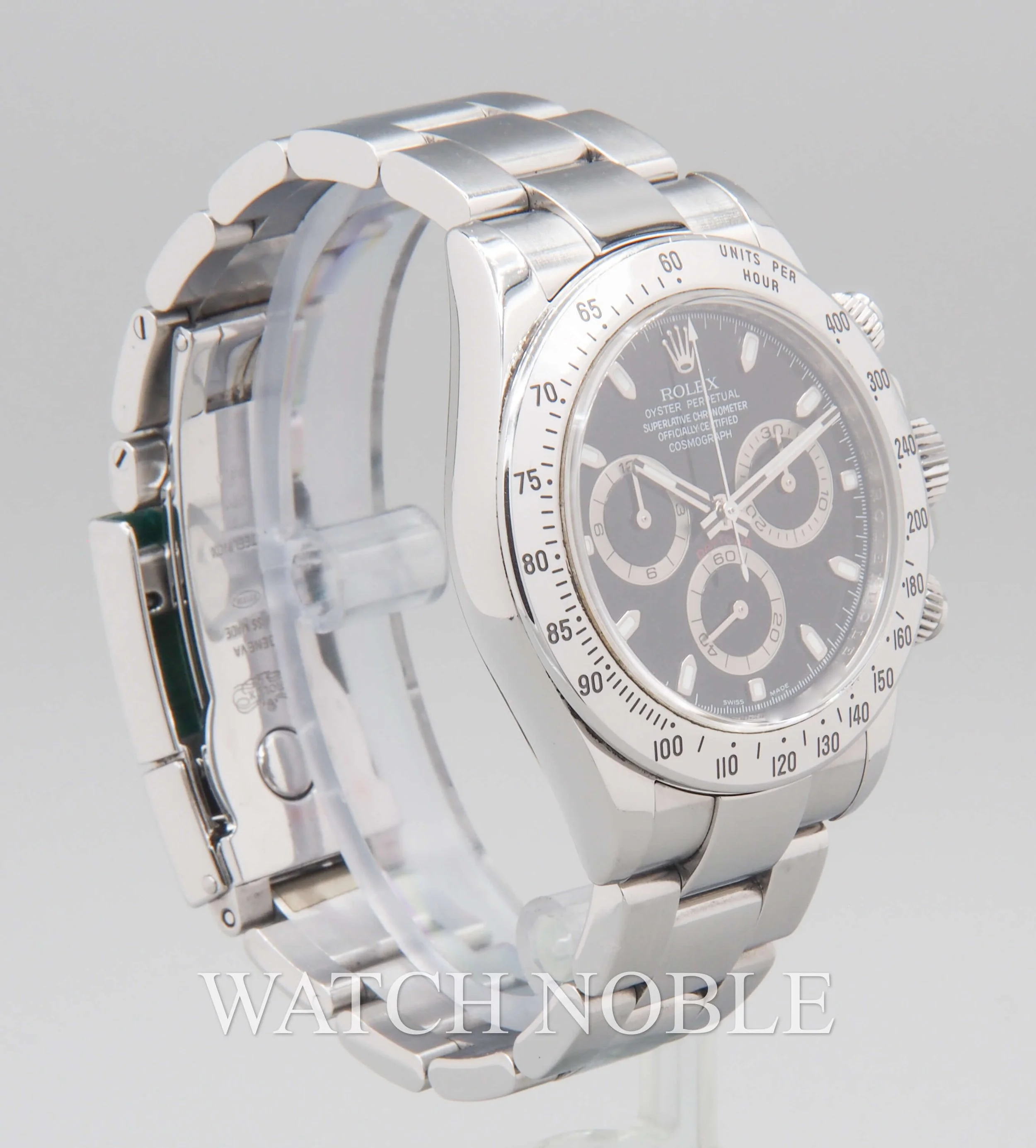 Pre-owned Rolex Cosmograph Daytona Black Dial Steel Men's Watch 116520