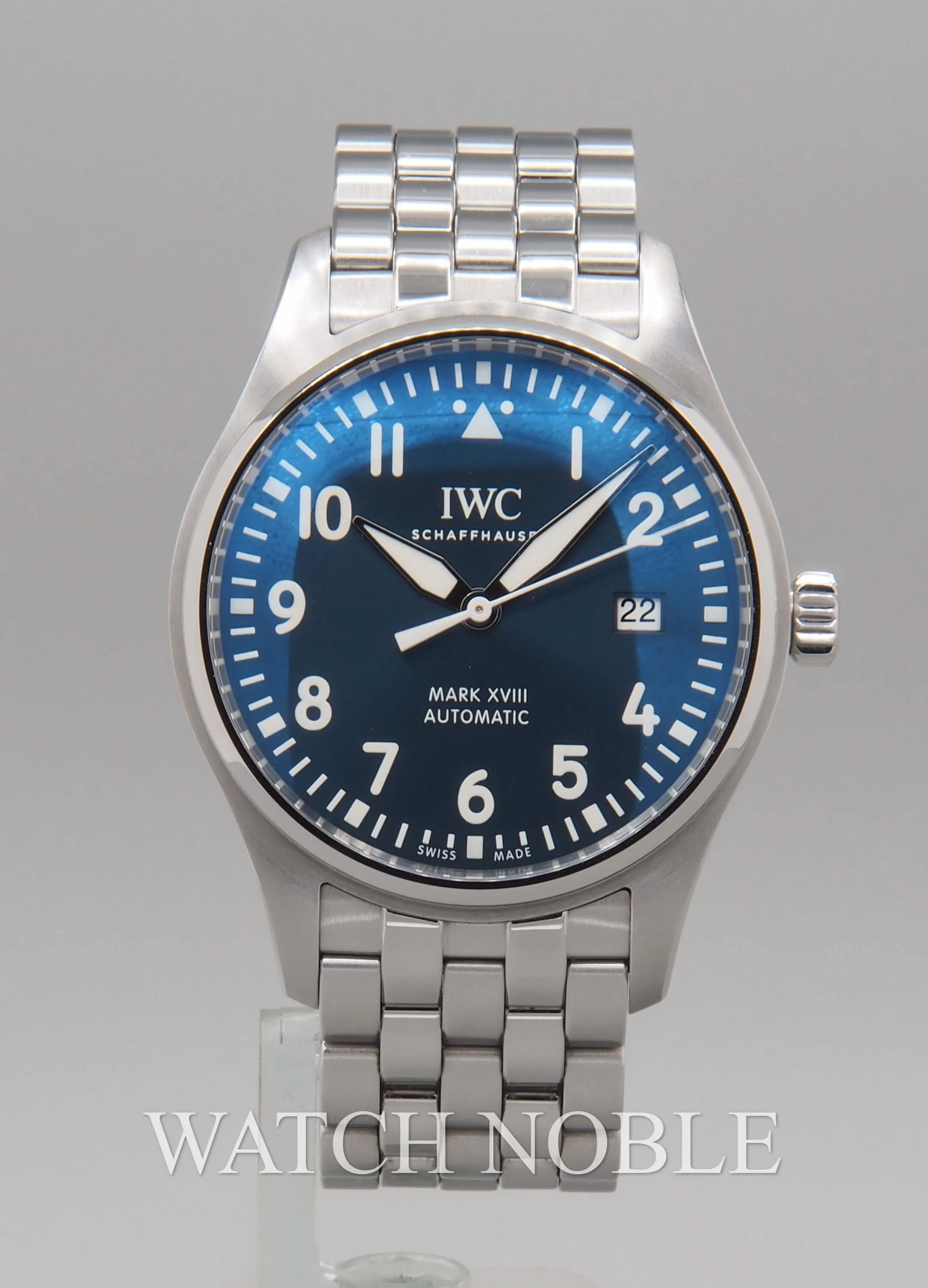 Pre-owned IWC Mark Xviii Edition "Le Petit Prince" Blue Dial IW327016