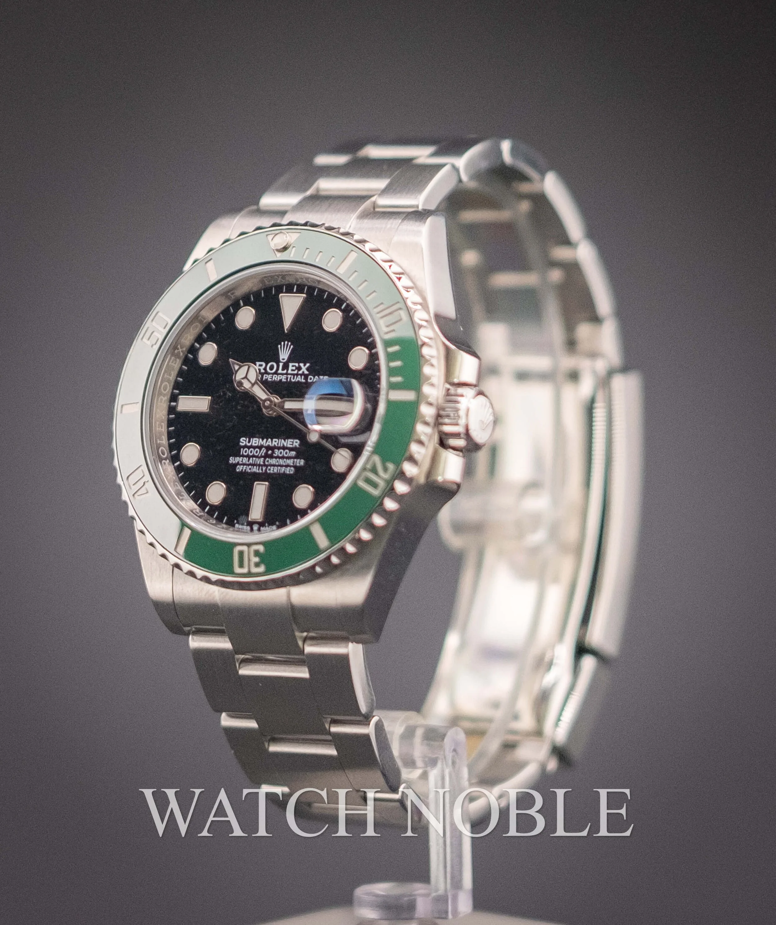 Pre-Owned Rolex 126610LV Submariner Date Green Bezel Stainless Steel 41mm