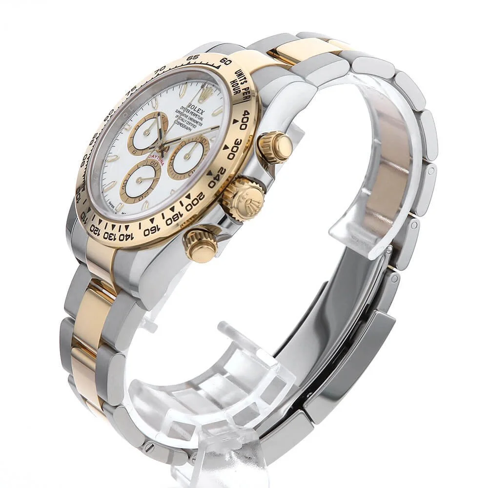 Rolex 126503 Cosmograph Daytona Steel/18K Yellow Gold White Dial