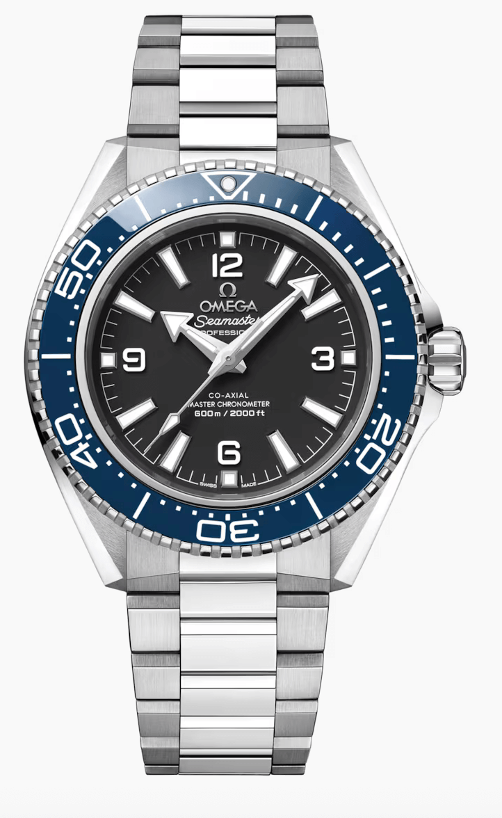 Omega Seamaster Planet Ocean 600M 42 mm Black Dial and Blue Bezel Steel on Bracelet  217.30.42.21.01.002