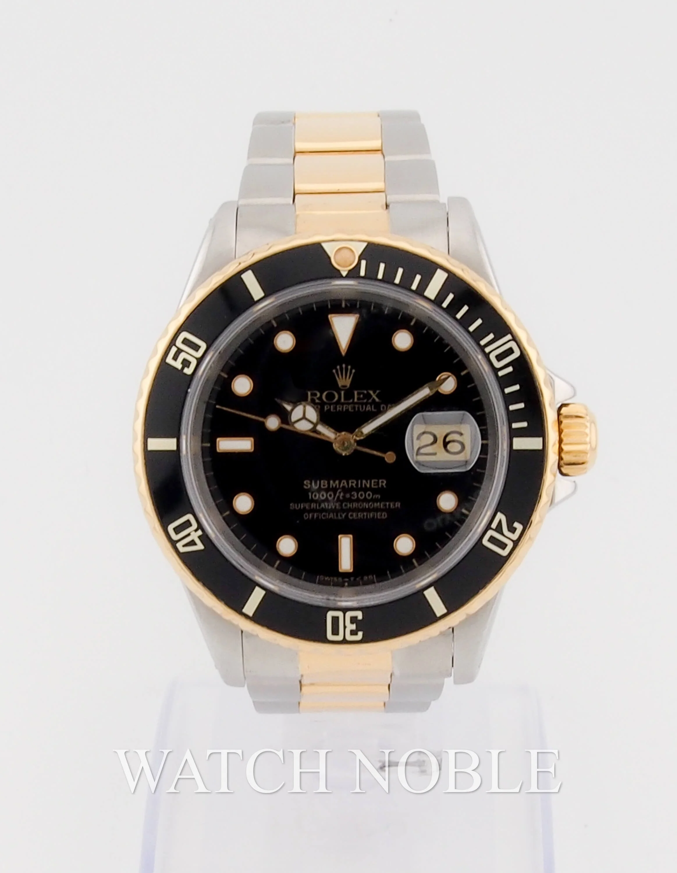Pre-owned Rolex Submariner Date Black DIal 16613LN
