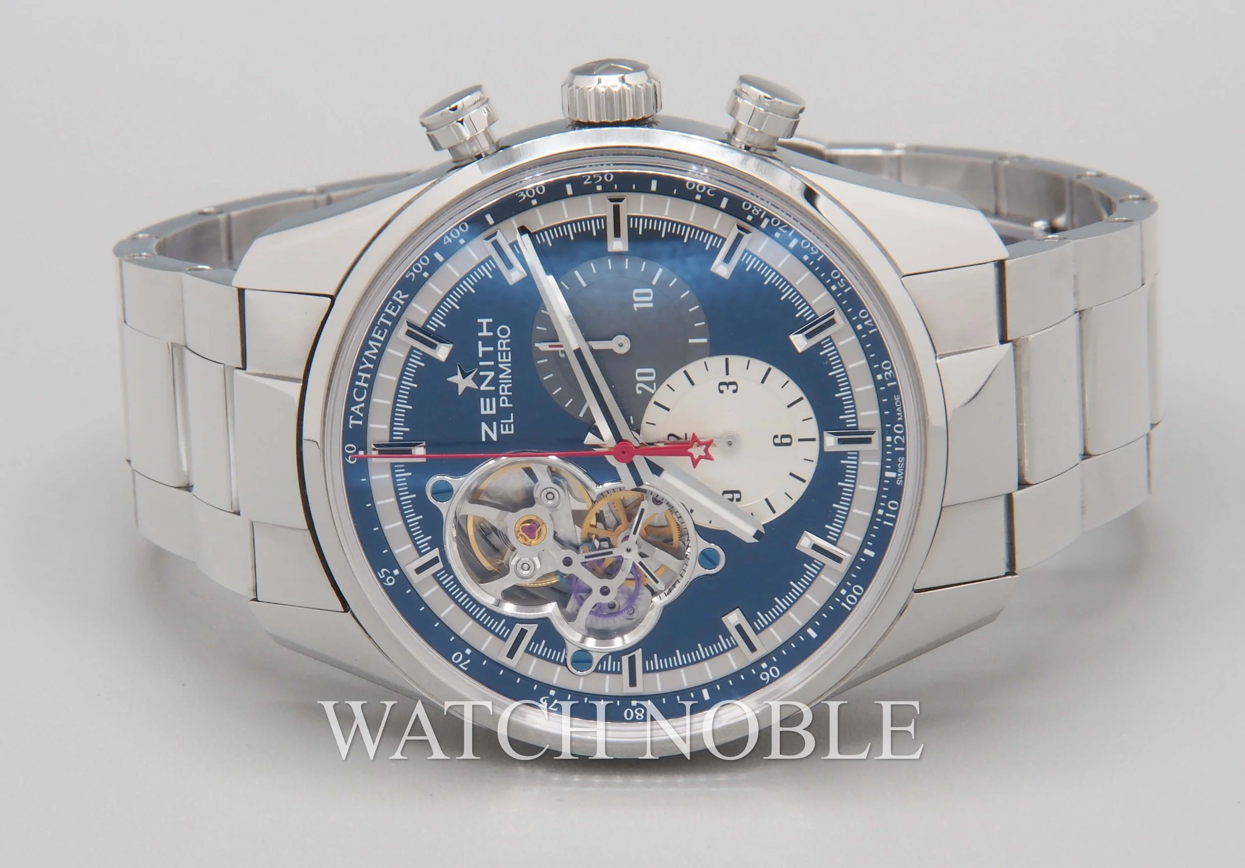 Zenith El Primero Chronomaster Open 1969 Stainless Steel Blue Dial 42mm 03.2040.4061/52.C802