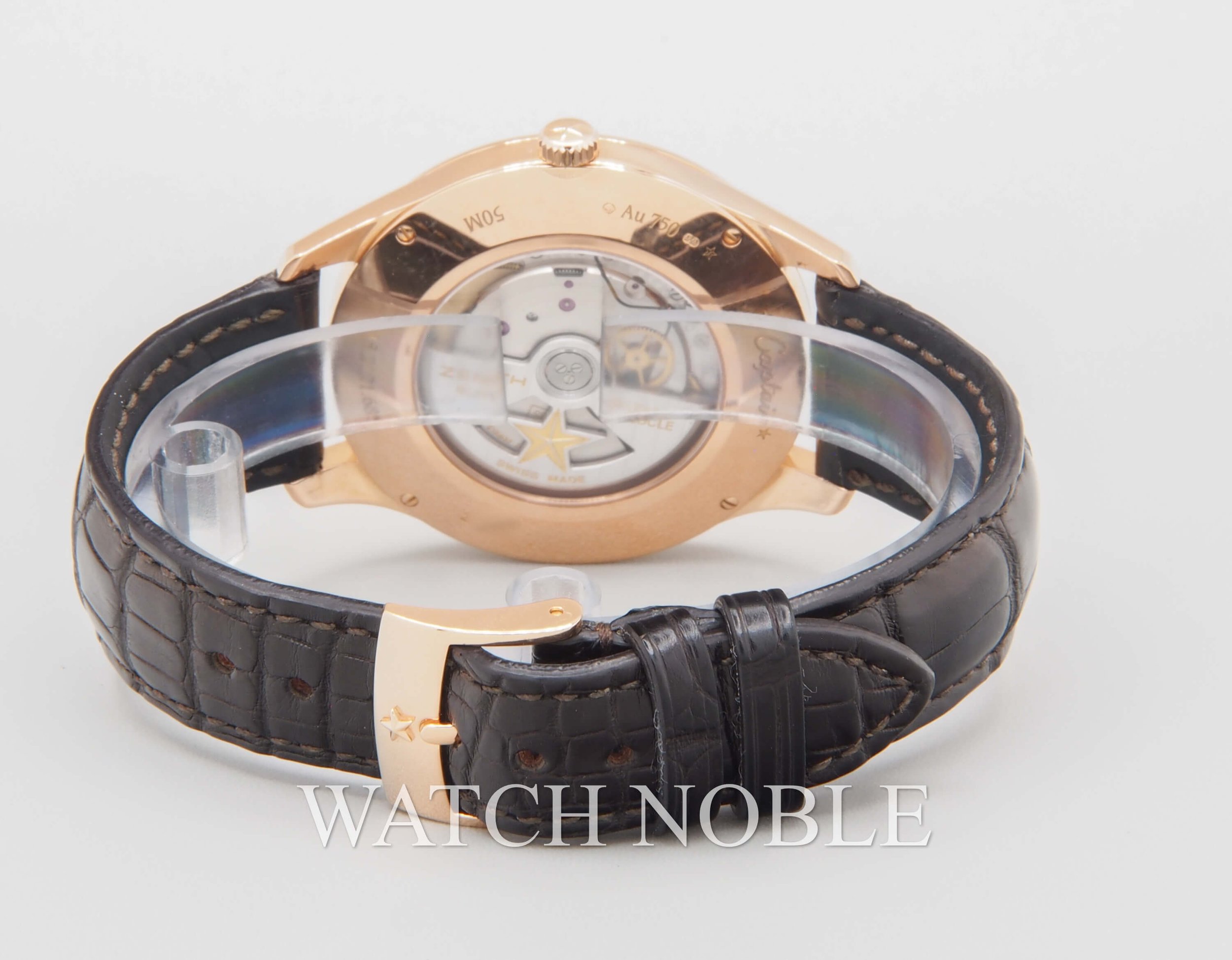 Pre-Owned Zenith Captain Power Reserve Silver Dial 18kt Rose Gold 18.2121.685/01.C498