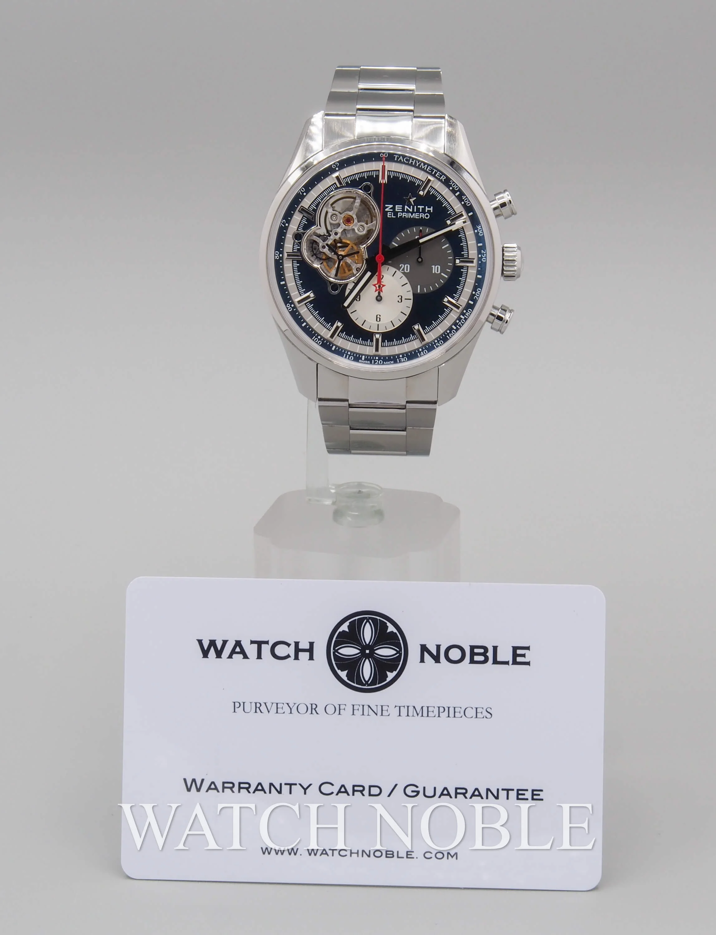 Zenith El Primero Chronomaster Open 1969 Stainless Steel Blue Dial 42mm 03.2040.4061/52.C802