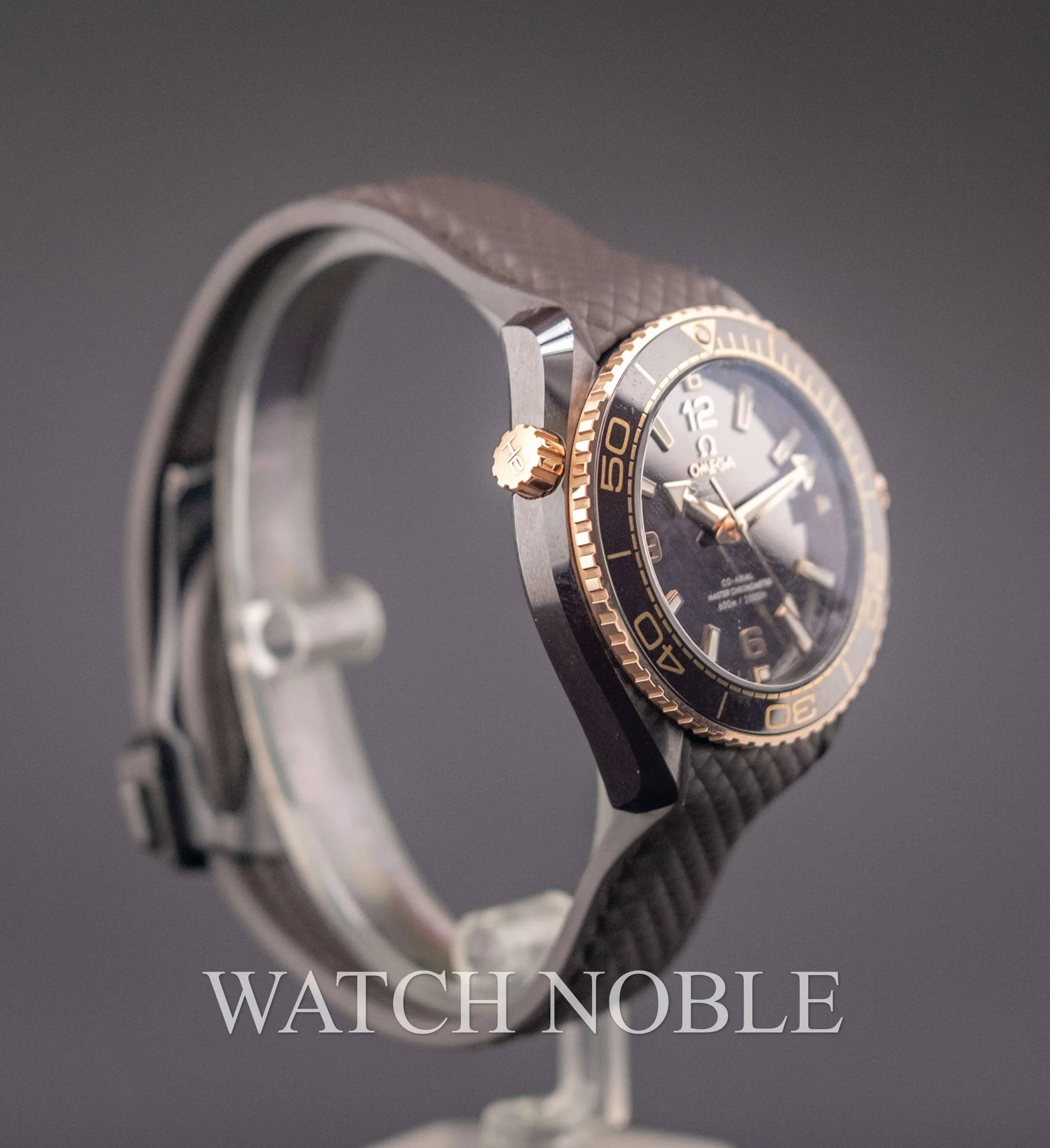 Omega Seamaster Planet Ocean 600M Brown Dial Ceramic/ Rose Gold 39.5mm 215.62.40.20.13.001