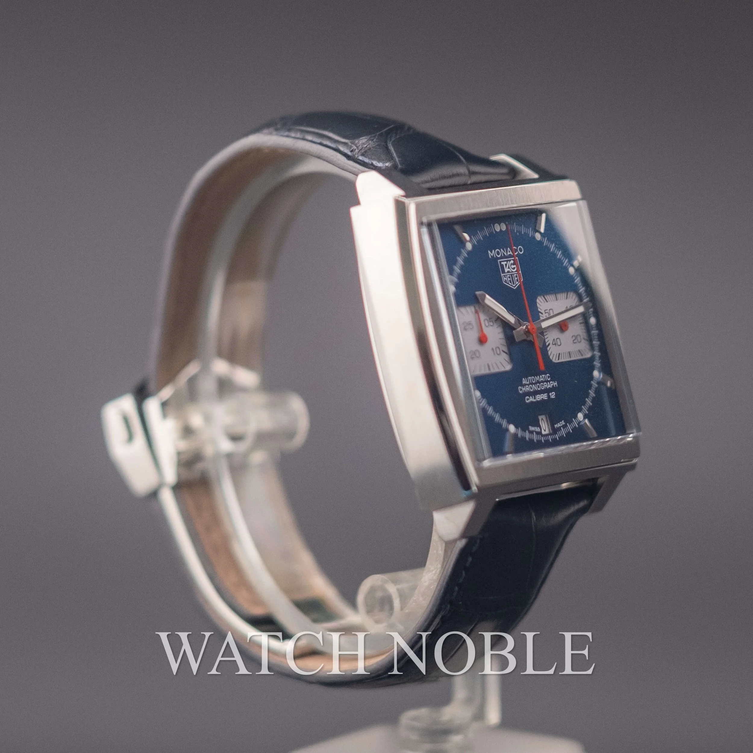 Pre-owned TAG Heuer Monaco Calibre 12 CAW2111.FC6183.