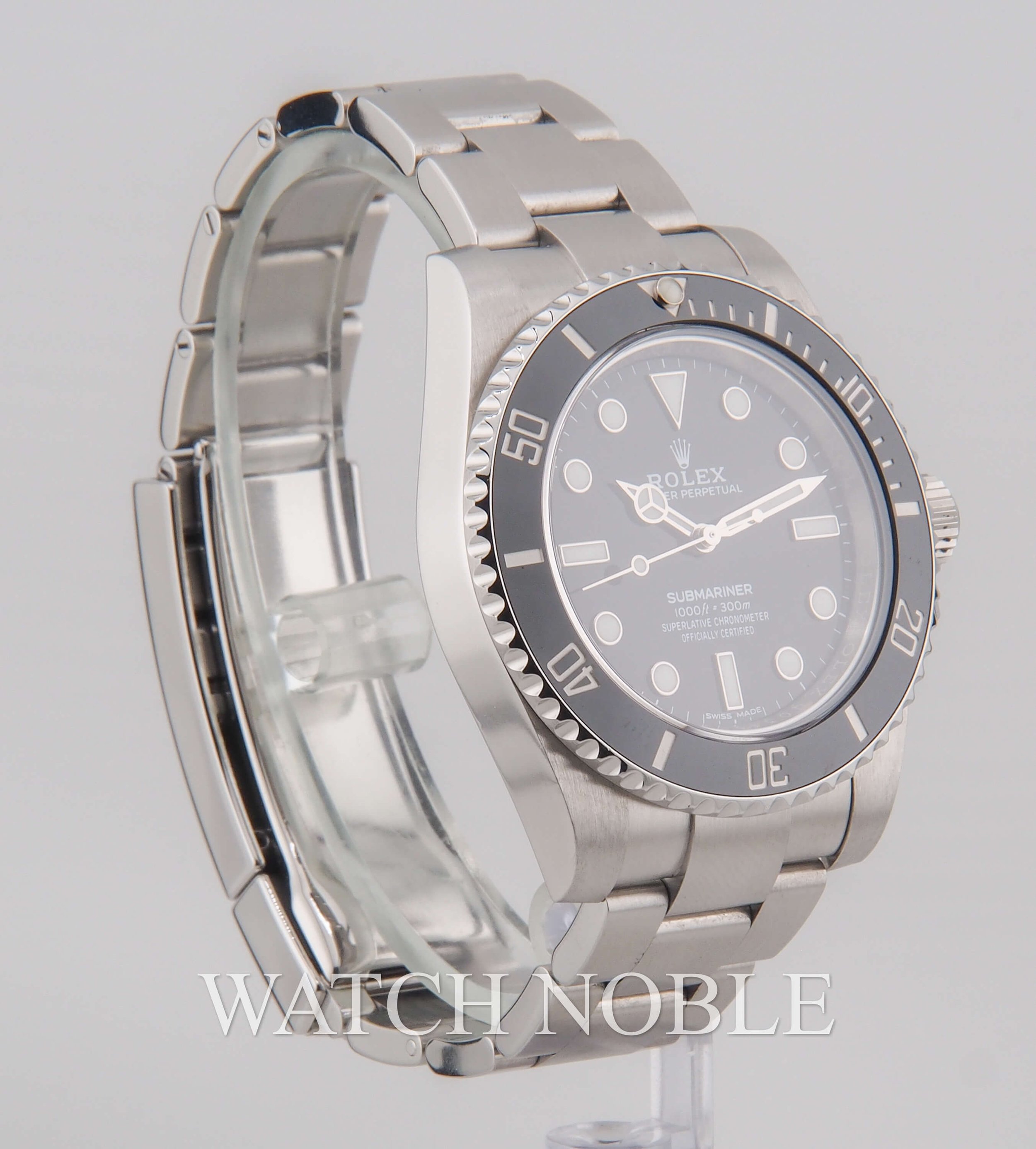 Pre-owned Rolex 114060 Submariner No Date Stainless