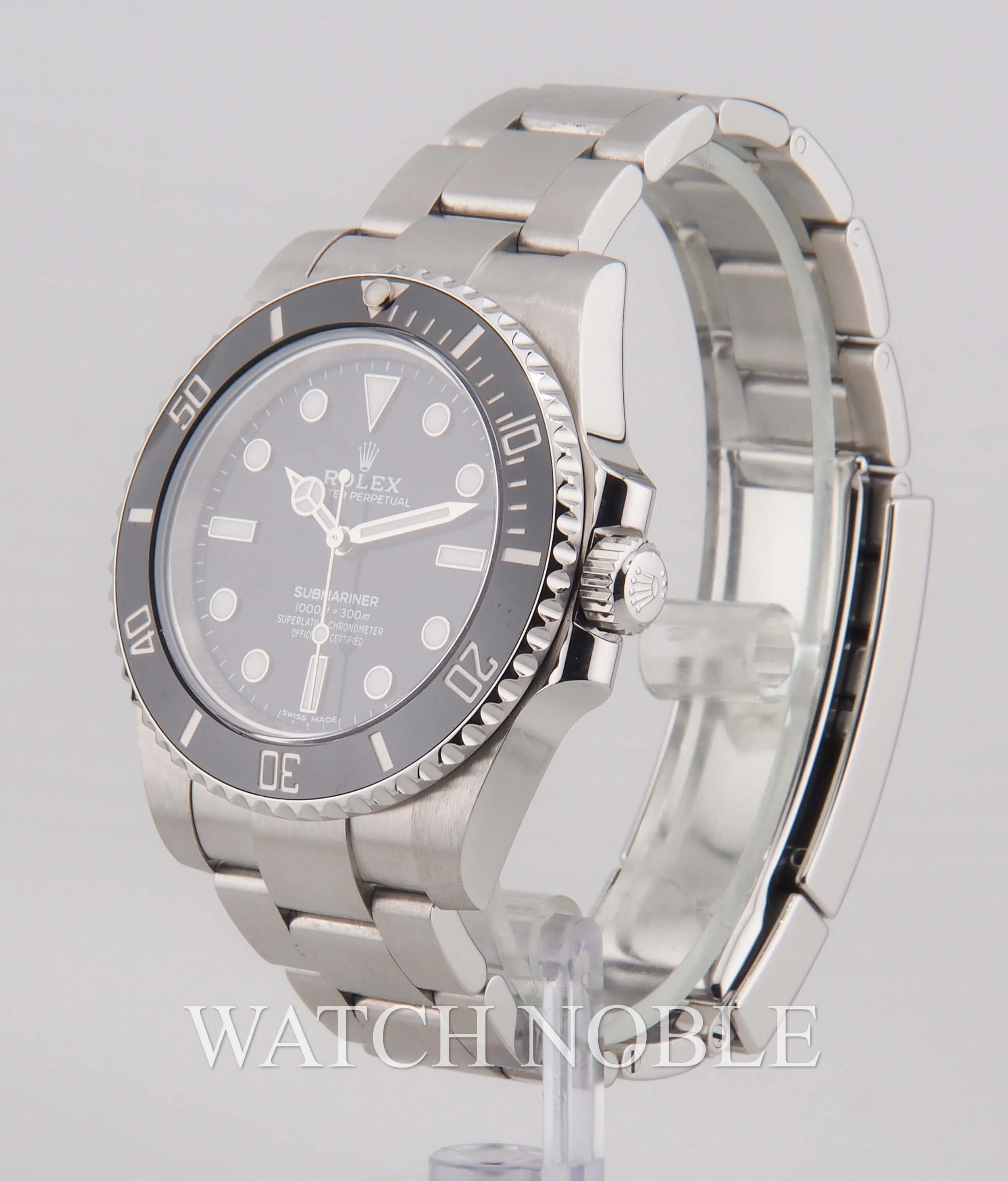 Pre-owned Rolex 114060 Submariner No Date Stainless
