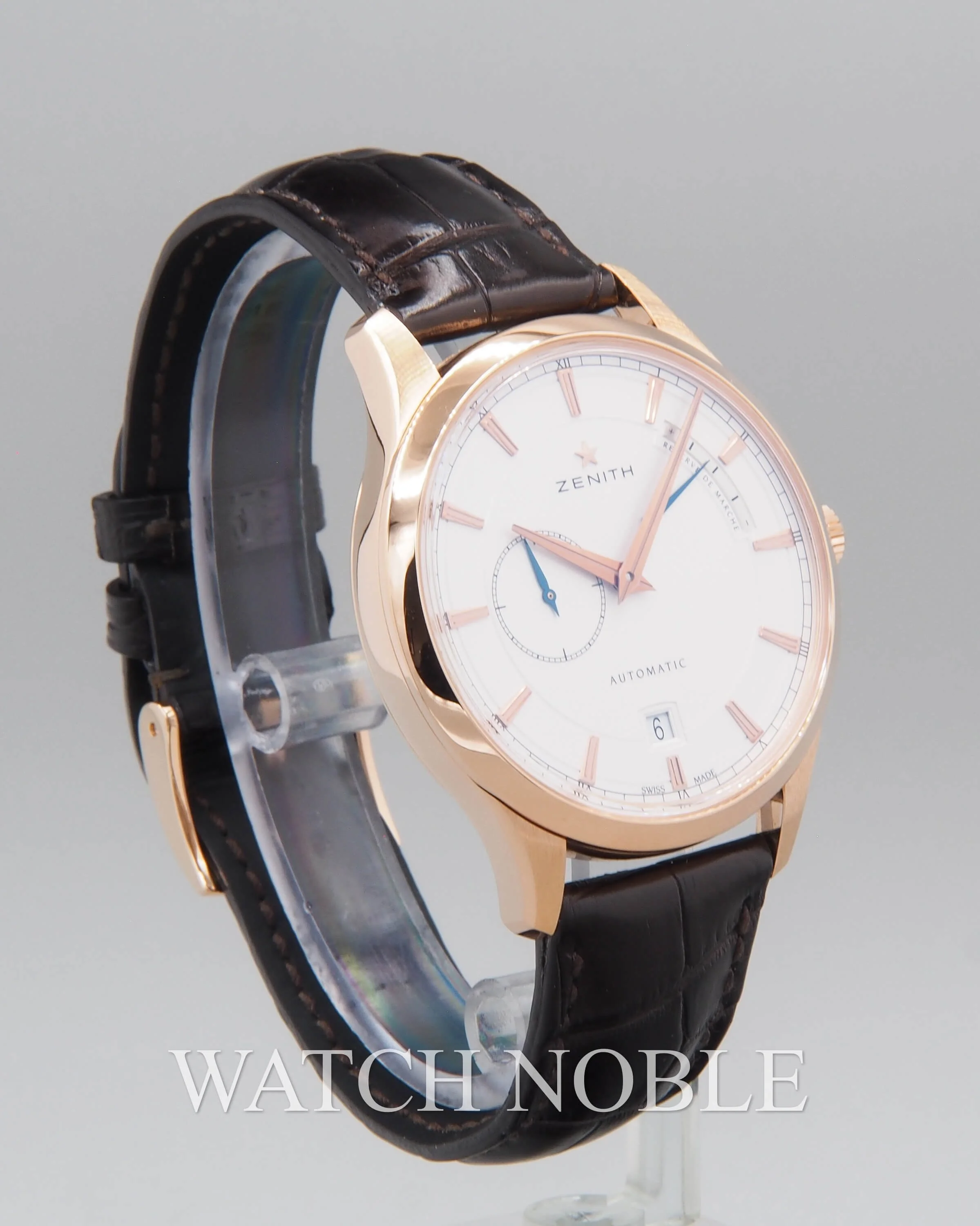 Pre-Owned Zenith Captain Power Reserve Silver Dial 18kt Rose Gold 18.2121.685/01.C498