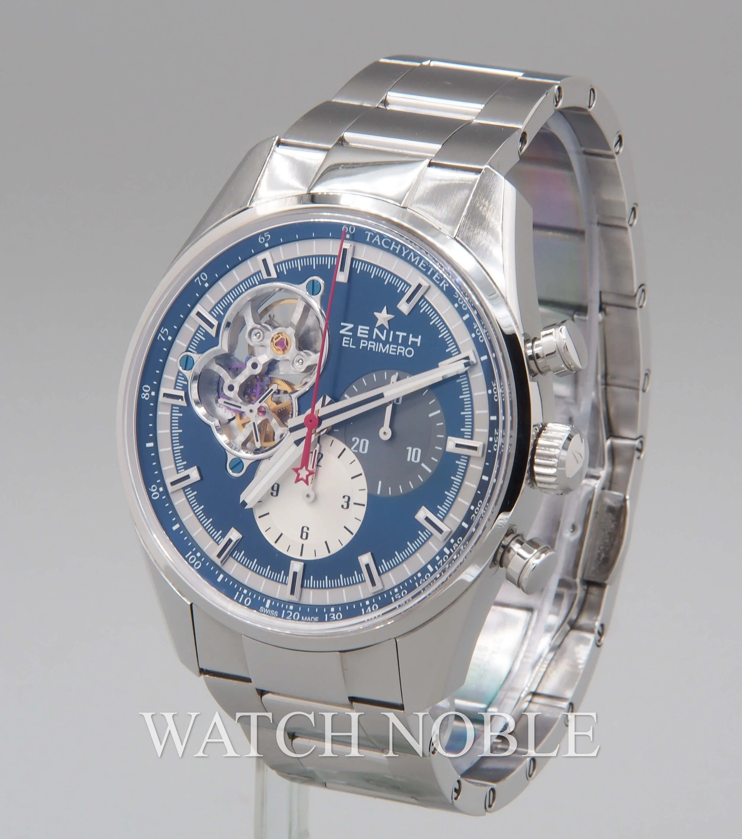 Zenith El Primero Chronomaster Open 1969 Stainless Steel Blue Dial 42mm 03.2040.4061/52.C802