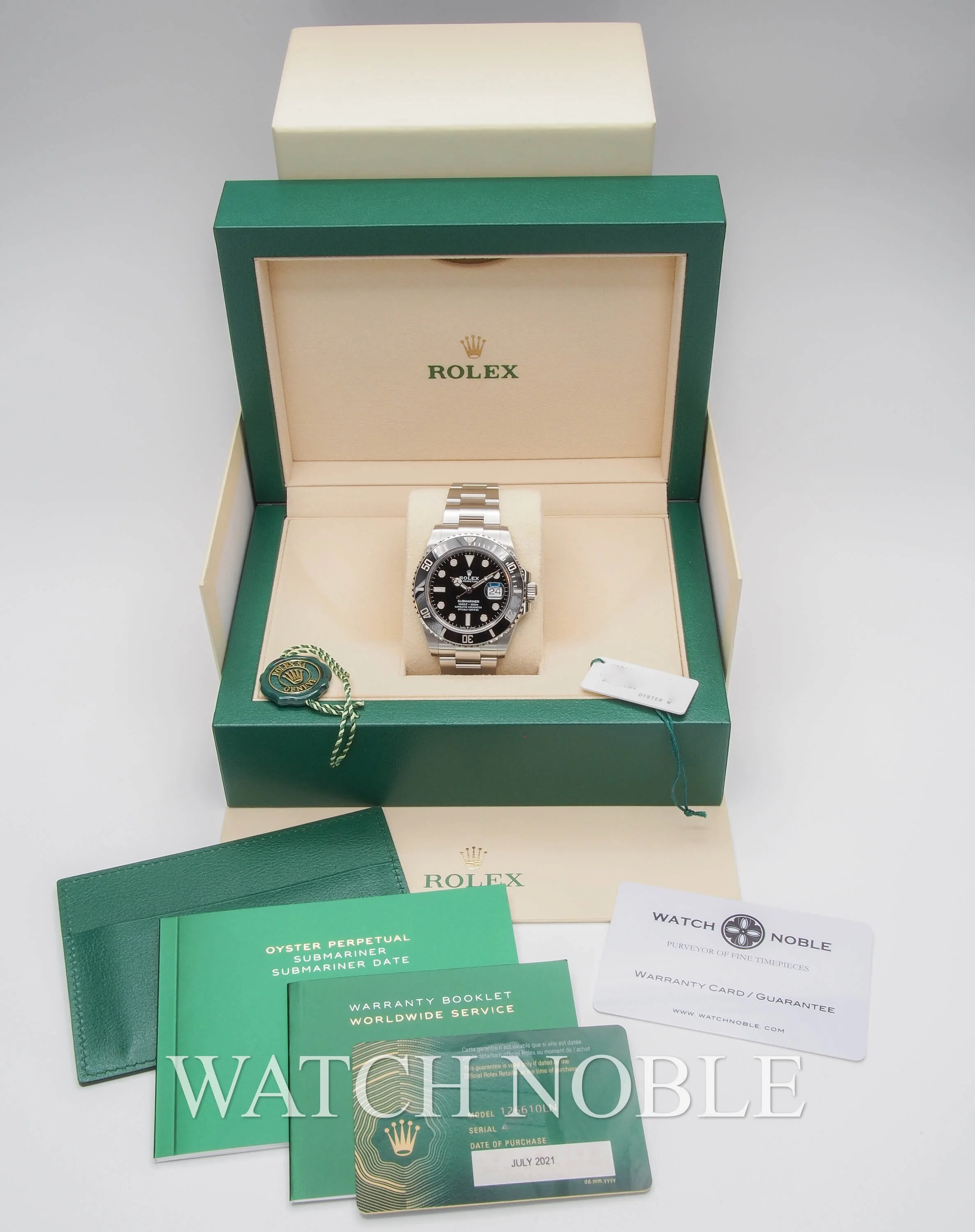 Pre-owned Rolex 126610LN Submariner Date Stainless Steel 41mm