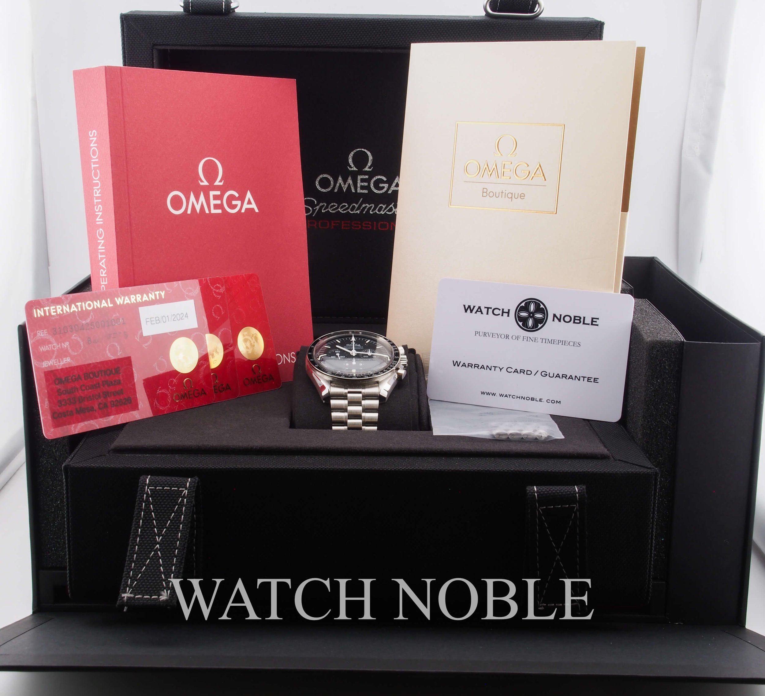 Omega Speedmaster Professional Moonwatch Black Dial  310.30.42.50.01.001