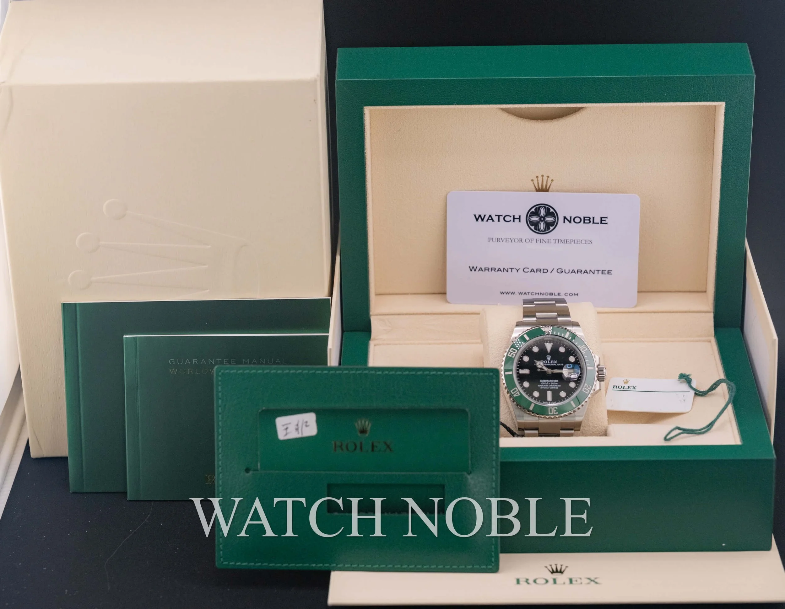 Pre-Owned Rolex 126610LV Submariner Date Green Bezel Stainless Steel 41mm