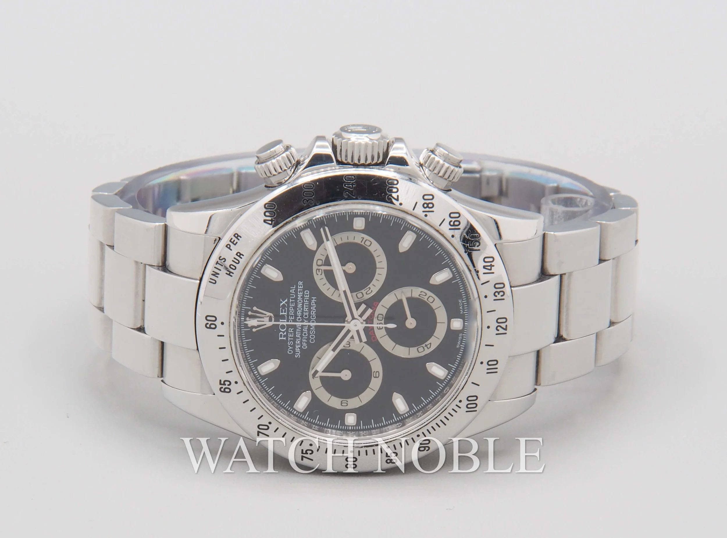 Pre-owned Rolex Cosmograph Daytona Black Dial Steel Men's Watch 116520