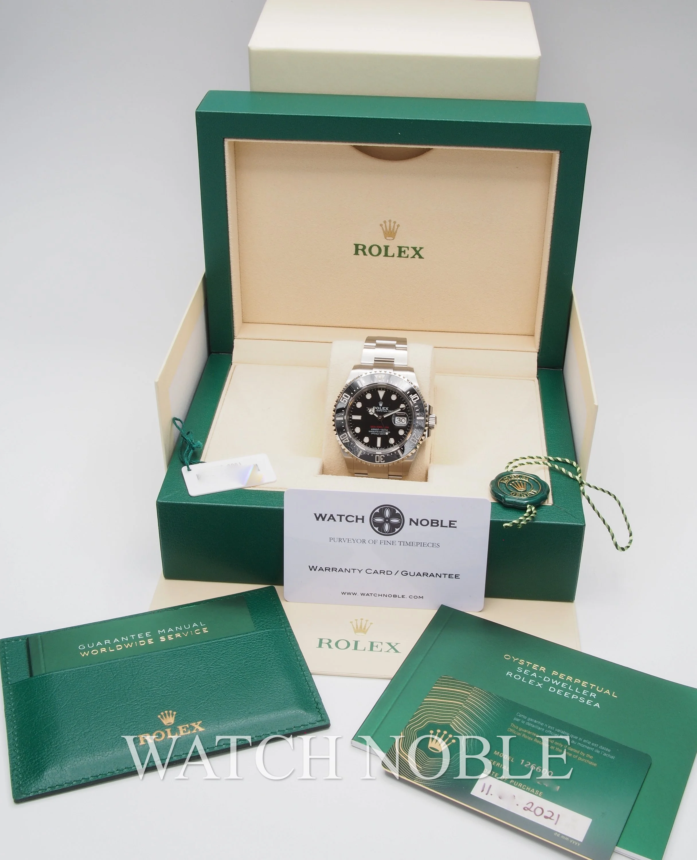 Rolex Sea-Dweller Stainless Steel 43mm Men's Watch 126600 for sale