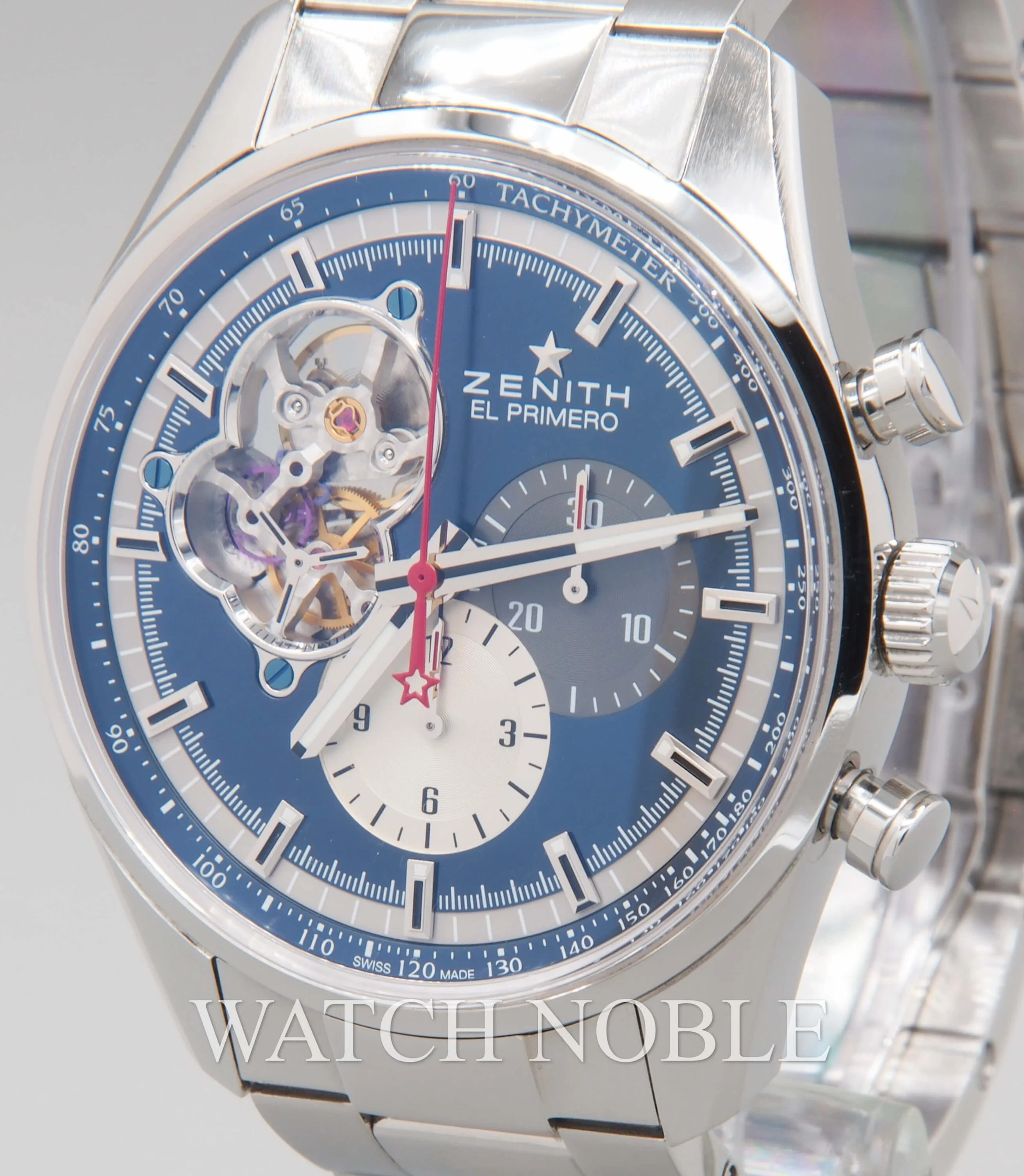 Zenith El Primero Chronomaster Open 1969 Stainless Steel Blue Dial 42mm 03.2040.4061/52.C802