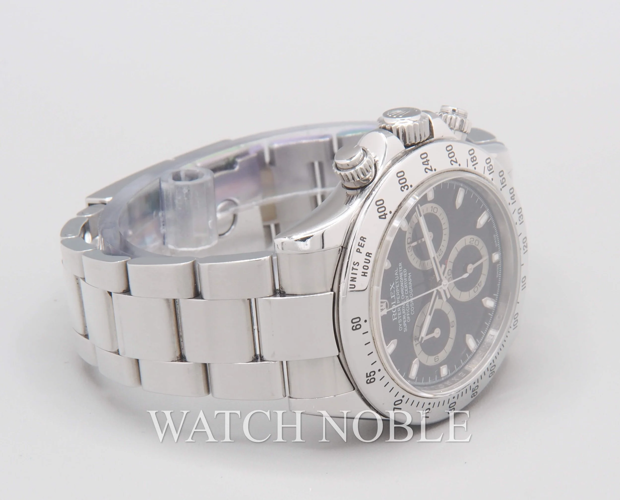 Pre-owned Rolex Cosmograph Daytona Black Dial Steel Men's Watch 116520