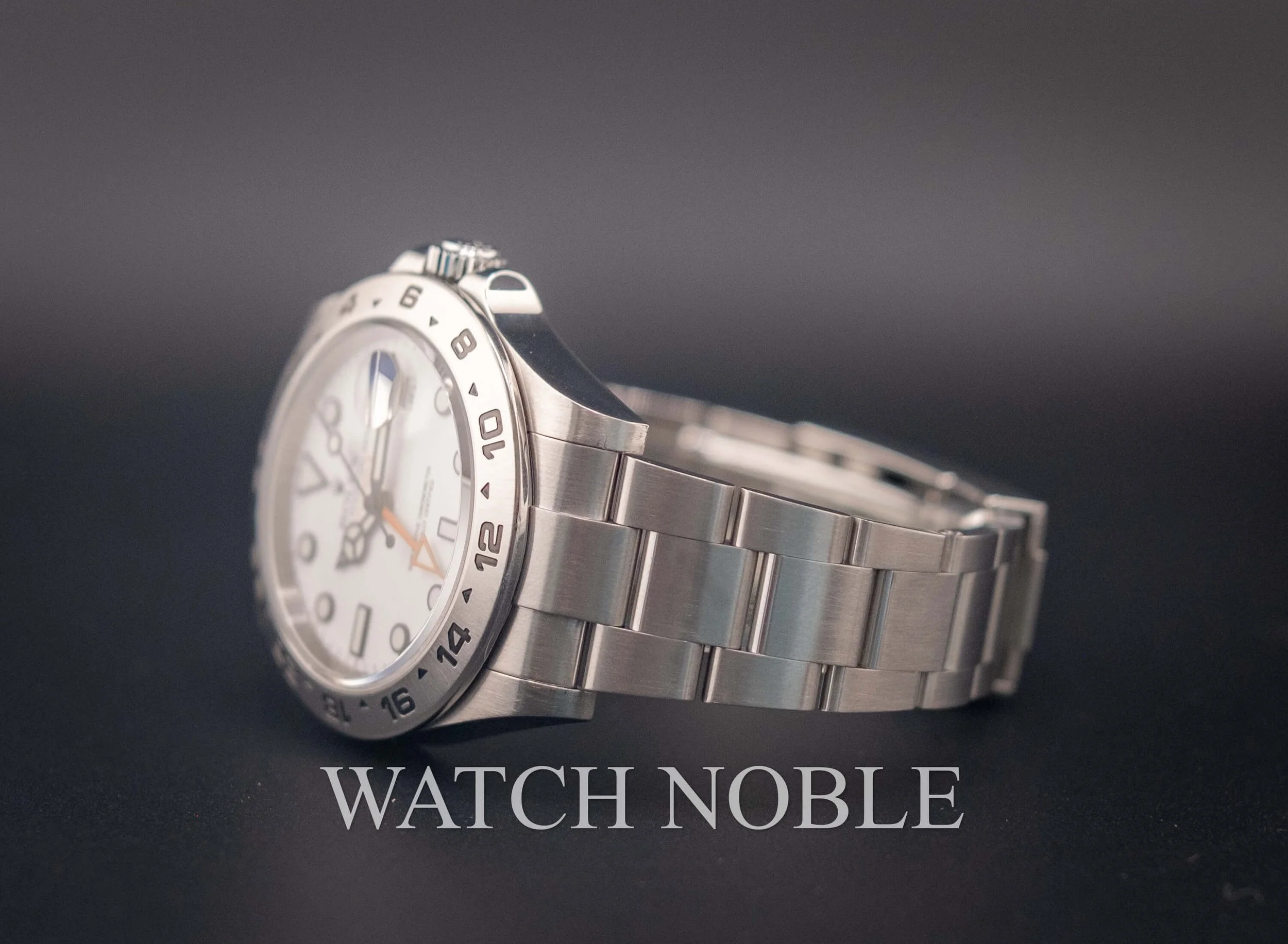 Pre-owned Rolex 216570 Explorer II White Dial Stainless Steel 42mm