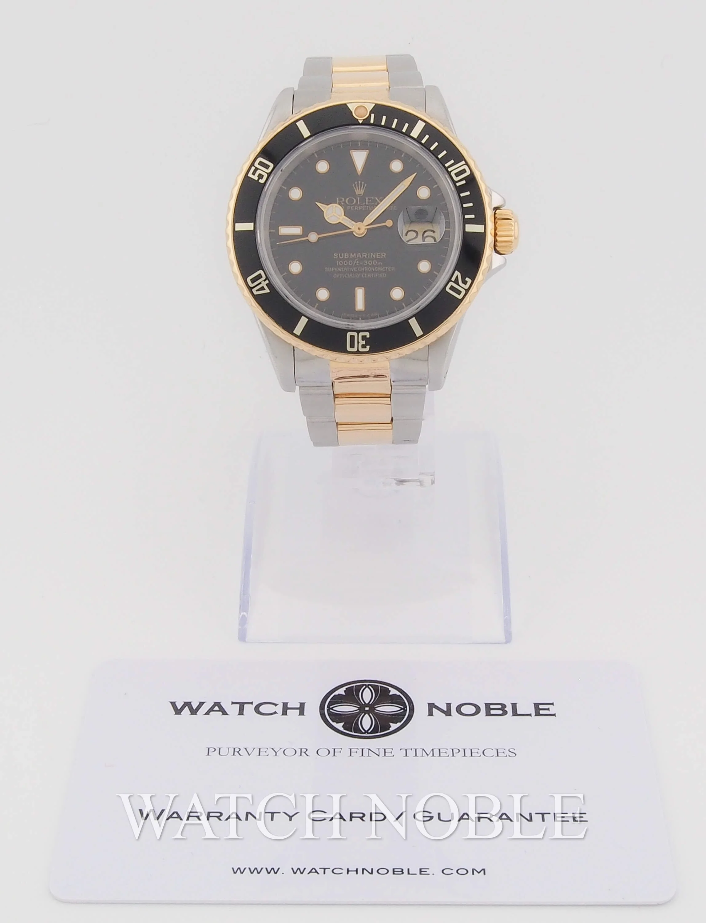 Pre-owned Rolex Submariner Date Black DIal 16613LN