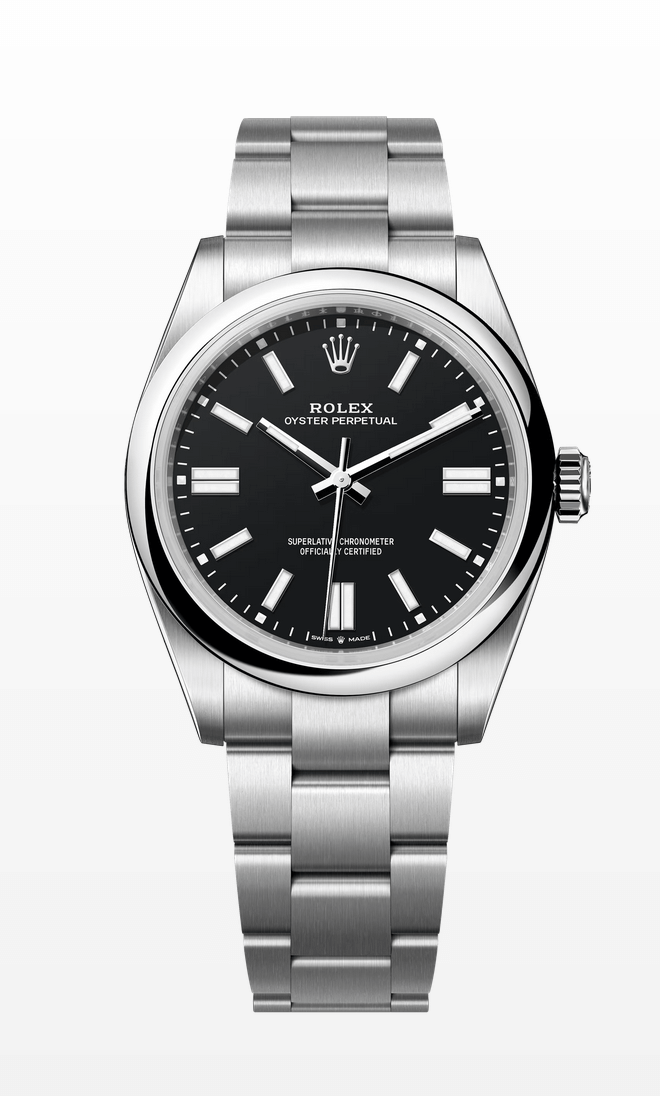 Rolex 134300 Oyster Perpetual 41 mm Black Dial Steel
