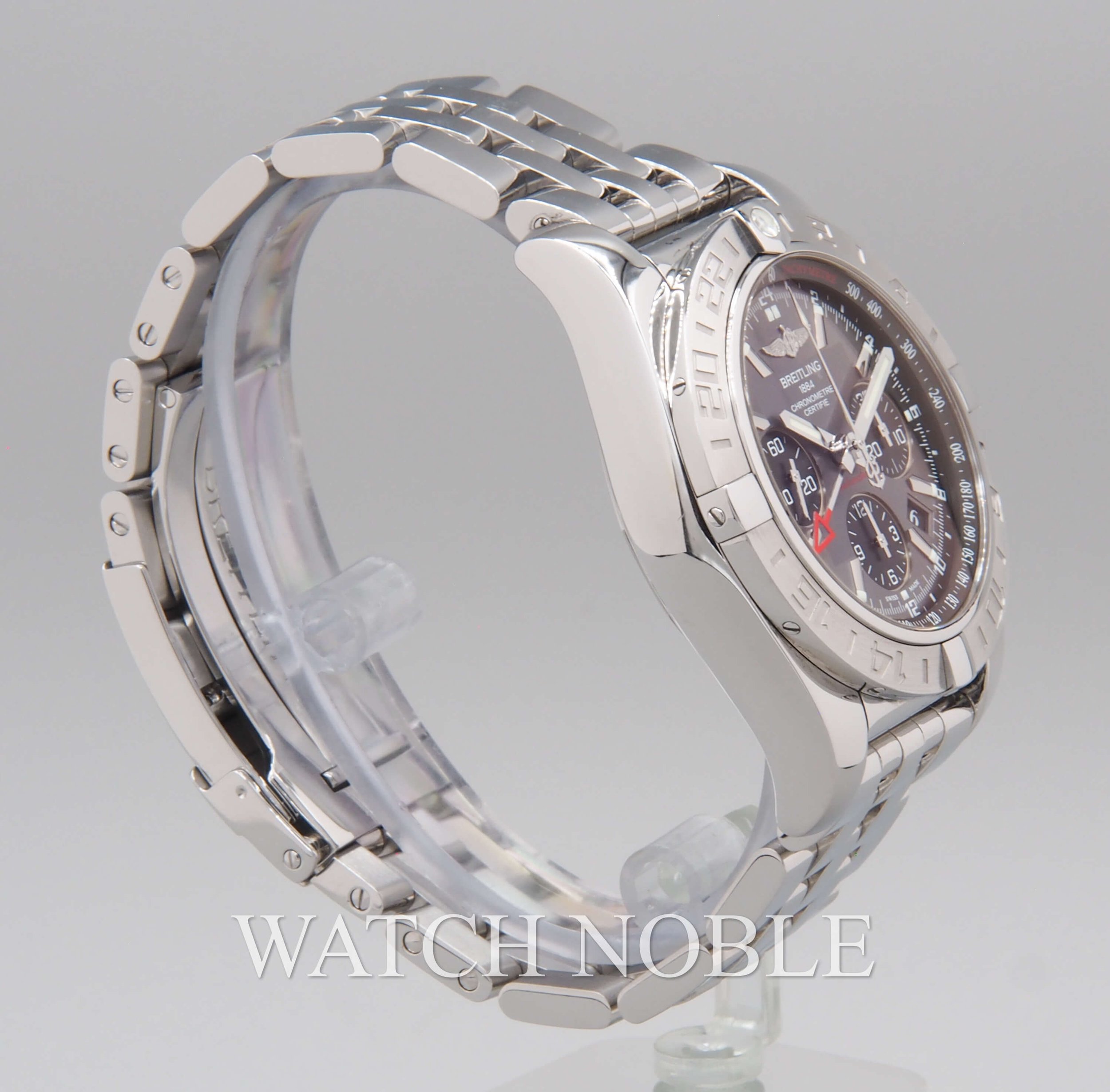 Pre-Owned Breitling Chronomat B01 44 Chronograph GMT Grey Dial AB042011