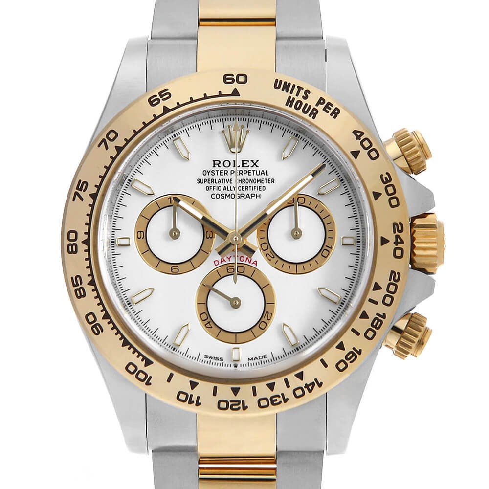 Rolex 126503 Cosmograph Daytona Steel/18K Yellow Gold White Dial