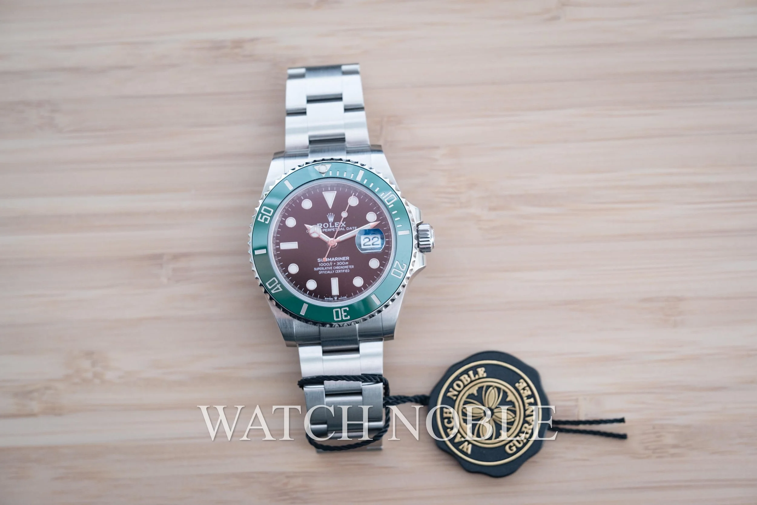 Pre-Owned Rolex 126610LV Submariner Date Green Bezel Stainless Steel 41mm