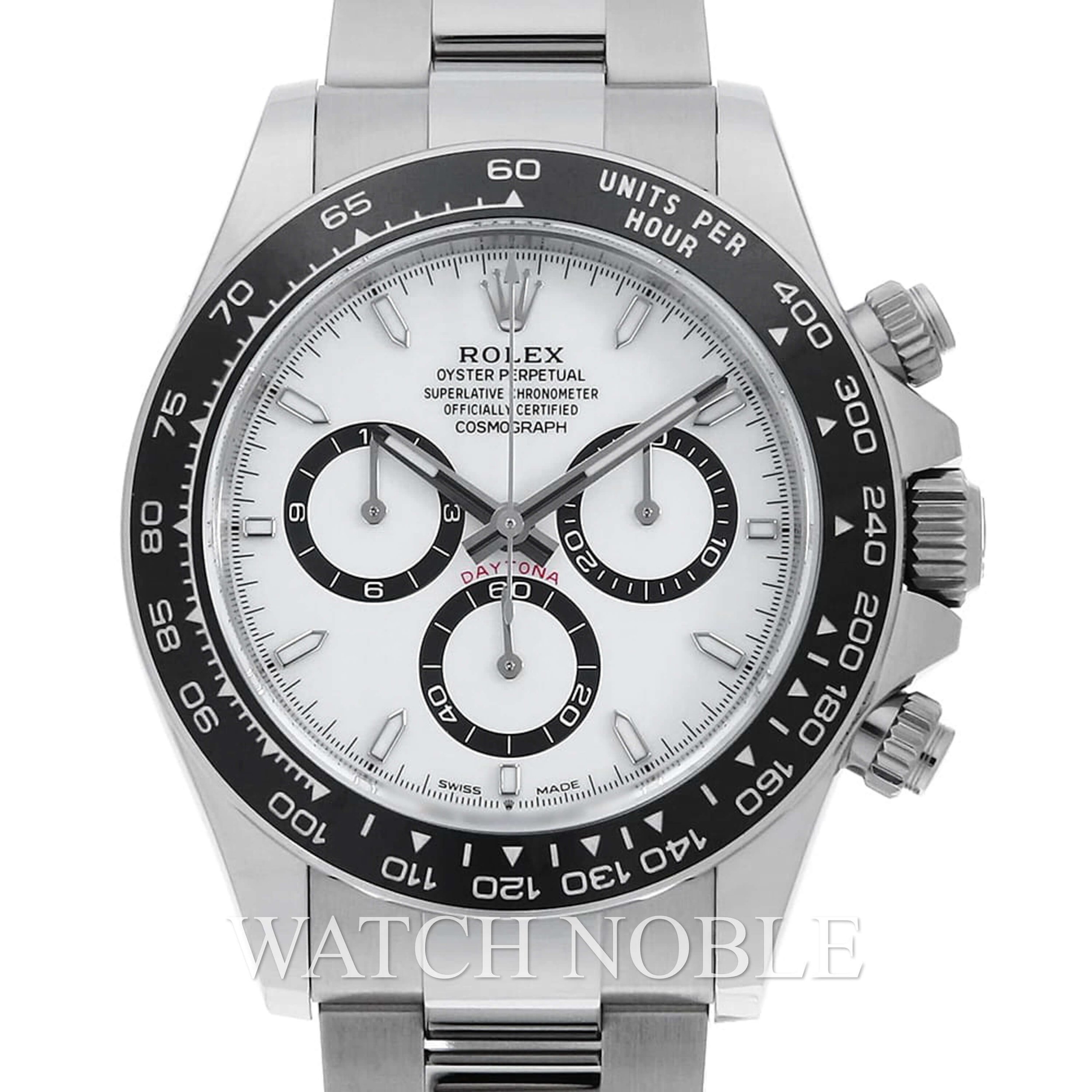 Rolex 126500LN Cosmograph Daytona White Dial Ceramic Bezel