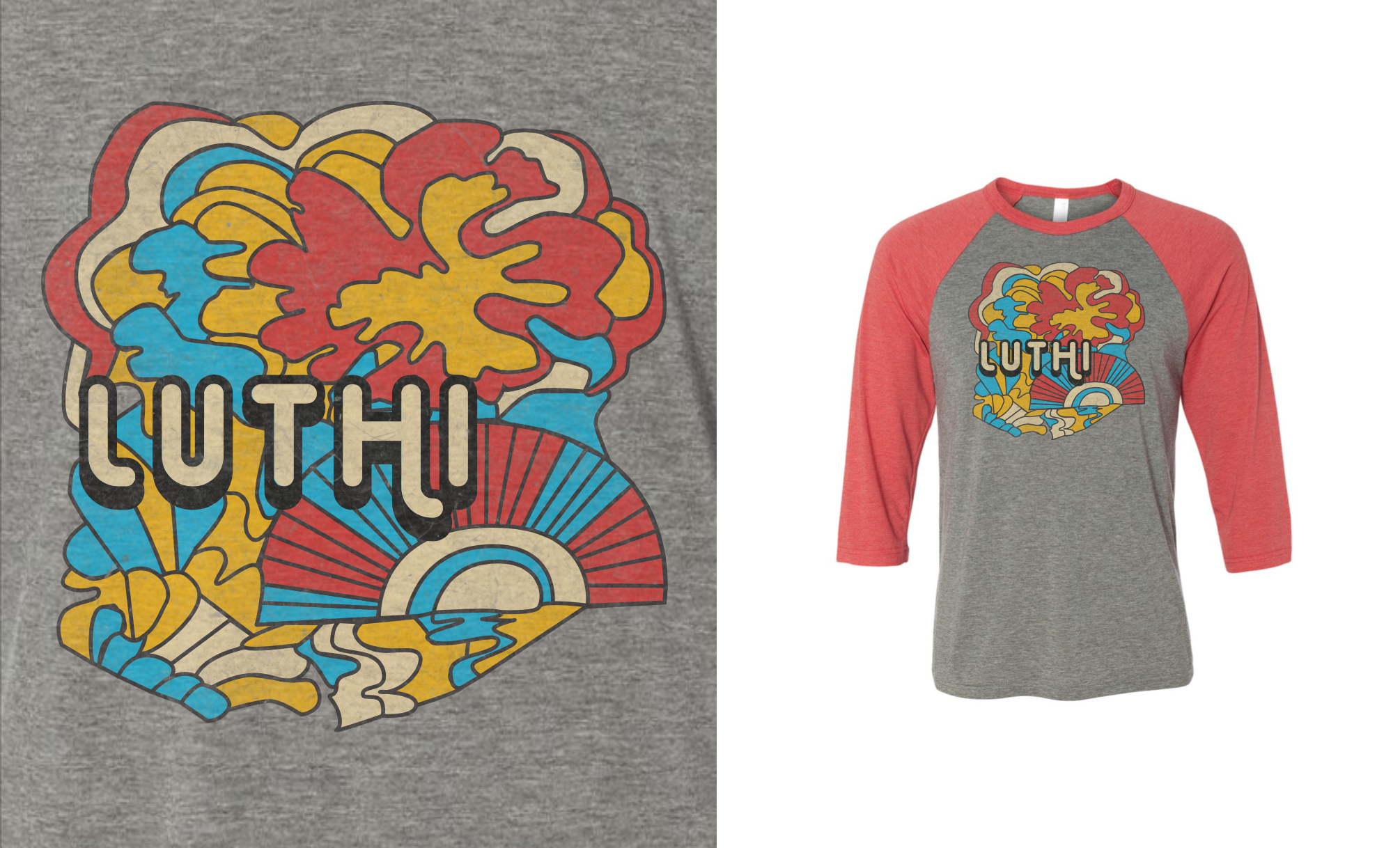 LUTHI 3/4 Baseball Tee