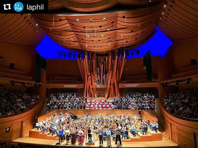 This one got me in all the feels. Thank you so much @laphil, @gustavodudamel, @lamasterchorale, #grantgershon, @jenny.catches.colours and everyone else involved with making this possible. Definitely a concert I will never forget being a part of and I