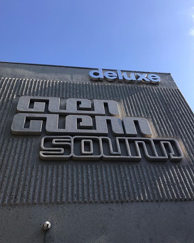 Wowowow, these studios are amazing. It was my first time recording there for a project coming soon. Wish I could've taken a pic from the sound stage, there's tons of history here. They also had cold brew on nitro and I think that should be required a