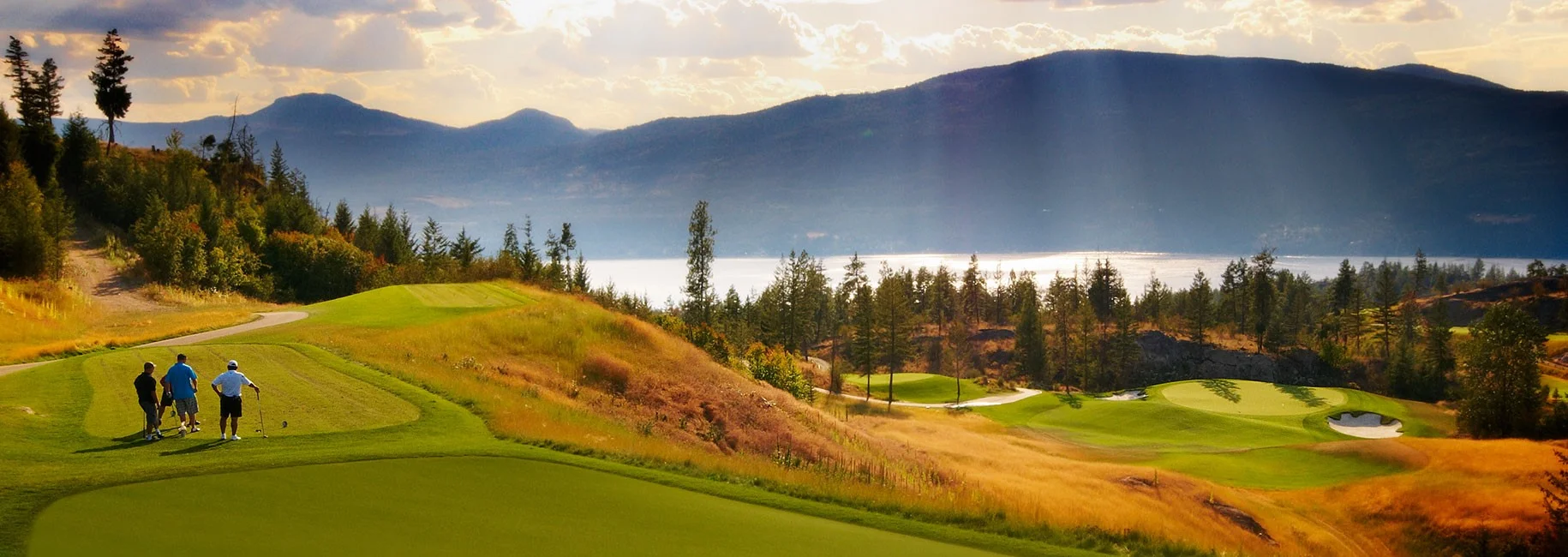 The Ridge Course at Predator Ridge Resort, Vernon, British Columbia Set against some of the most beautiful scenery in North America, The Predator Ridge Resort is considered to be the premier golf resort community in Canada. With two championship golf courses of distinctly different character, a state of the art practice facility, over 600 luxurious homes and a world class spa it’s hard to imagine anything else that compares to the unique setting and facilities provided at Predator Ridge. The Ridge Course is a dramatic, challenging and enjoyable golf experience for golfers of all skill levels. The course weaves through a variety of stunning landscapes from open rolling grasslands on the starting and finishing holes, through secluded wooded valleys and across rocky ridges, with spectacular views over Lake Okanagan. Massive granite outcroppings frame many fairways and greens adding to the rugged character and wilderness setting of the course. The Ridge Course at Predator Ridge Resort was voted the Best New Course in Canada in 2010 by ScoreGolf Magazine
