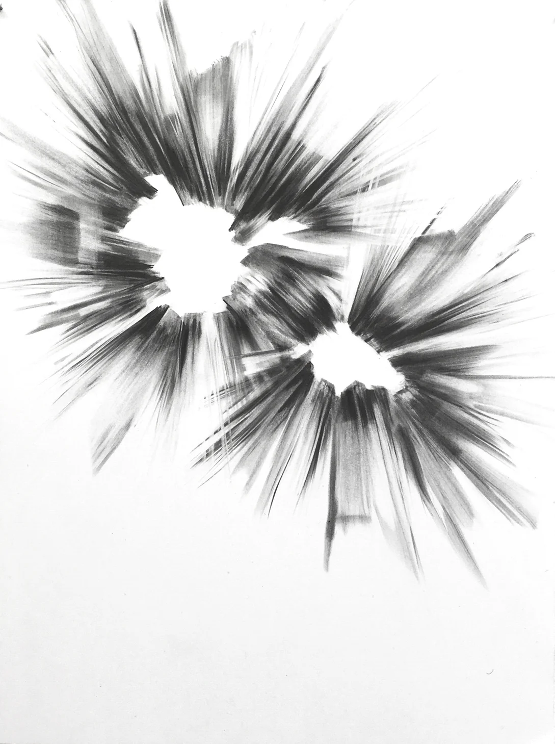 Figure 2: Manifest No. 9 (2016), Graphite on paper, 12 x 9 inches