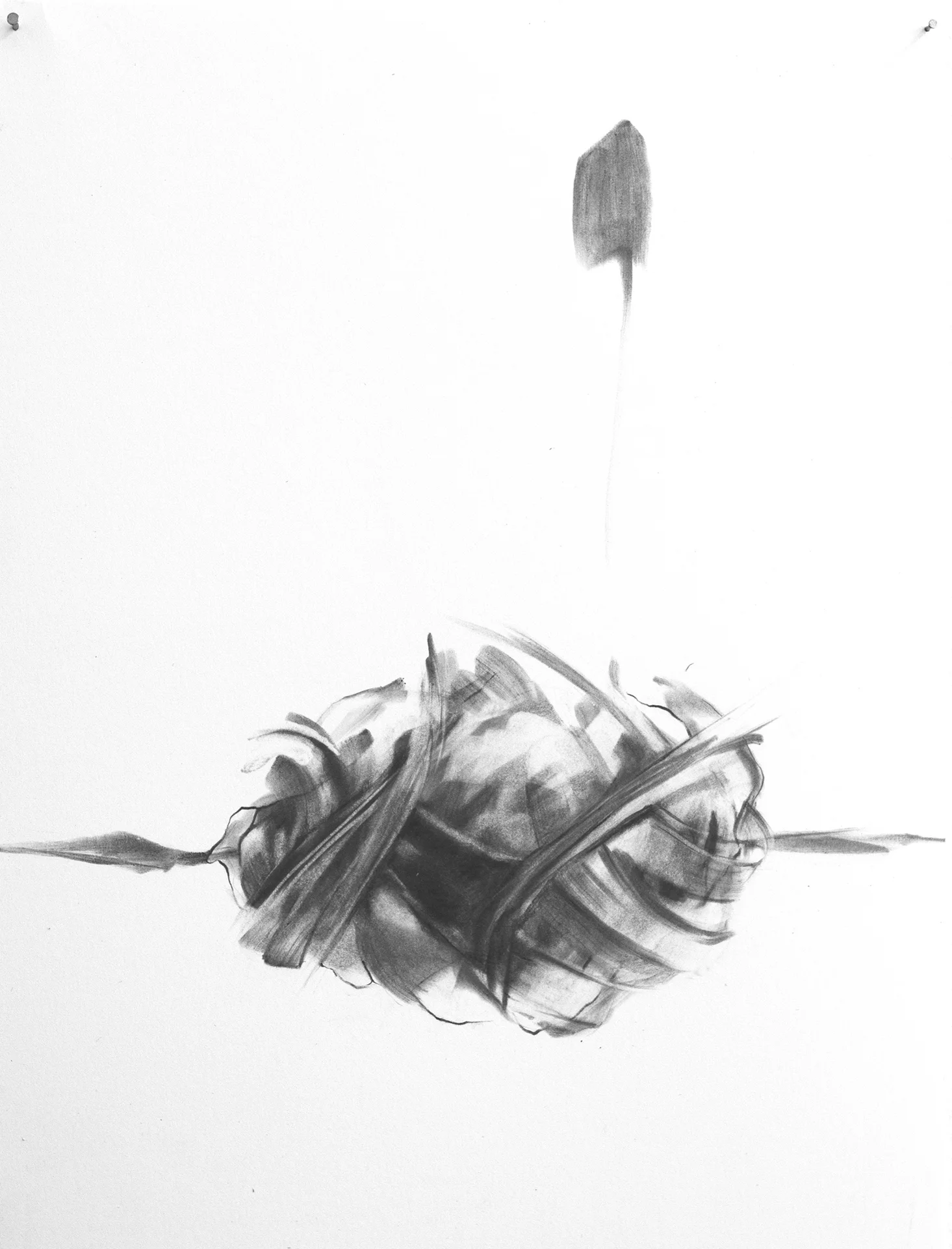 Figure 5: Manifesto No. 6 (2016), Graphite on paper, 12 x 9 inches