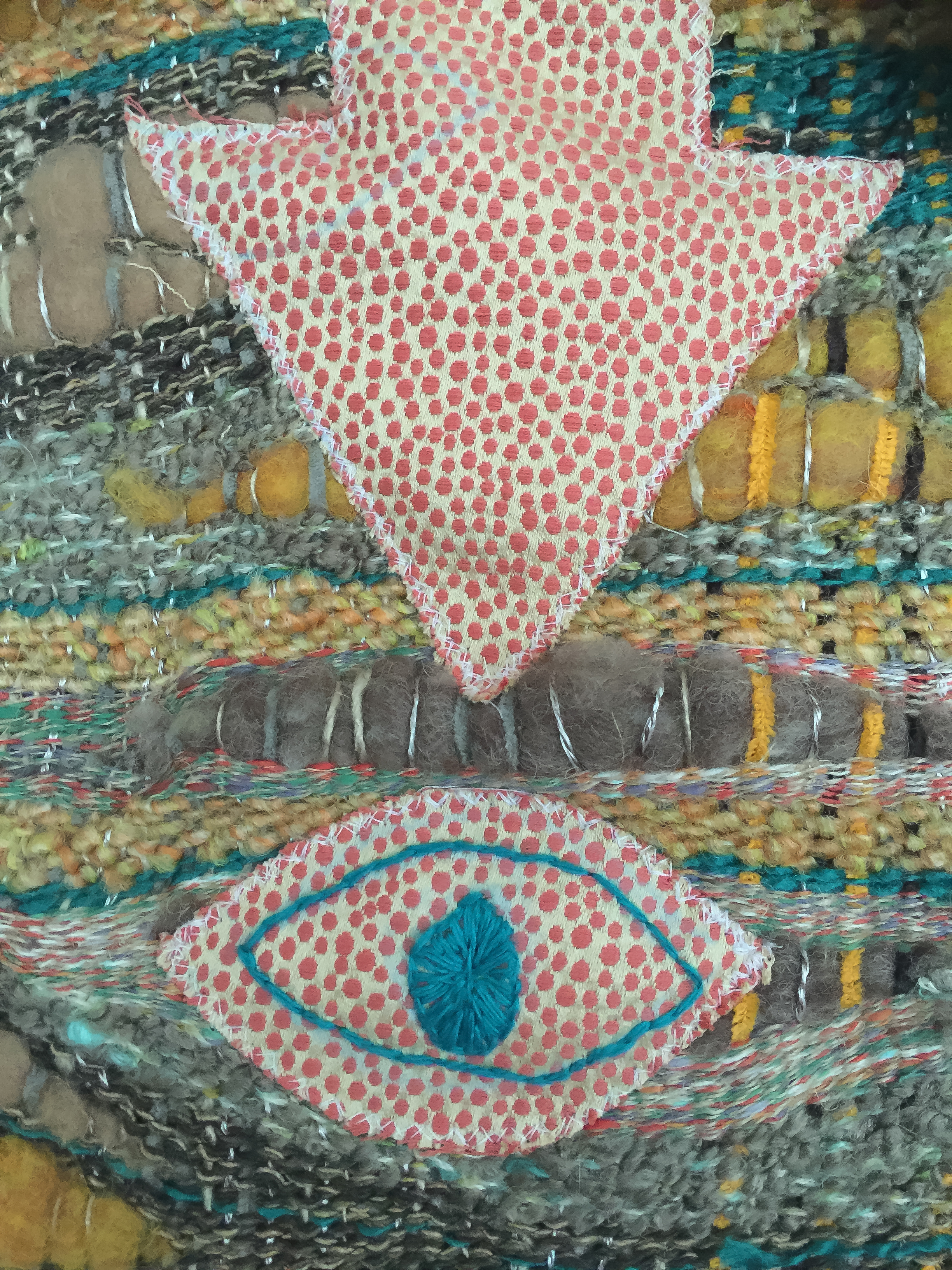 My Eyes Are Down Here: Light Pink (detail)