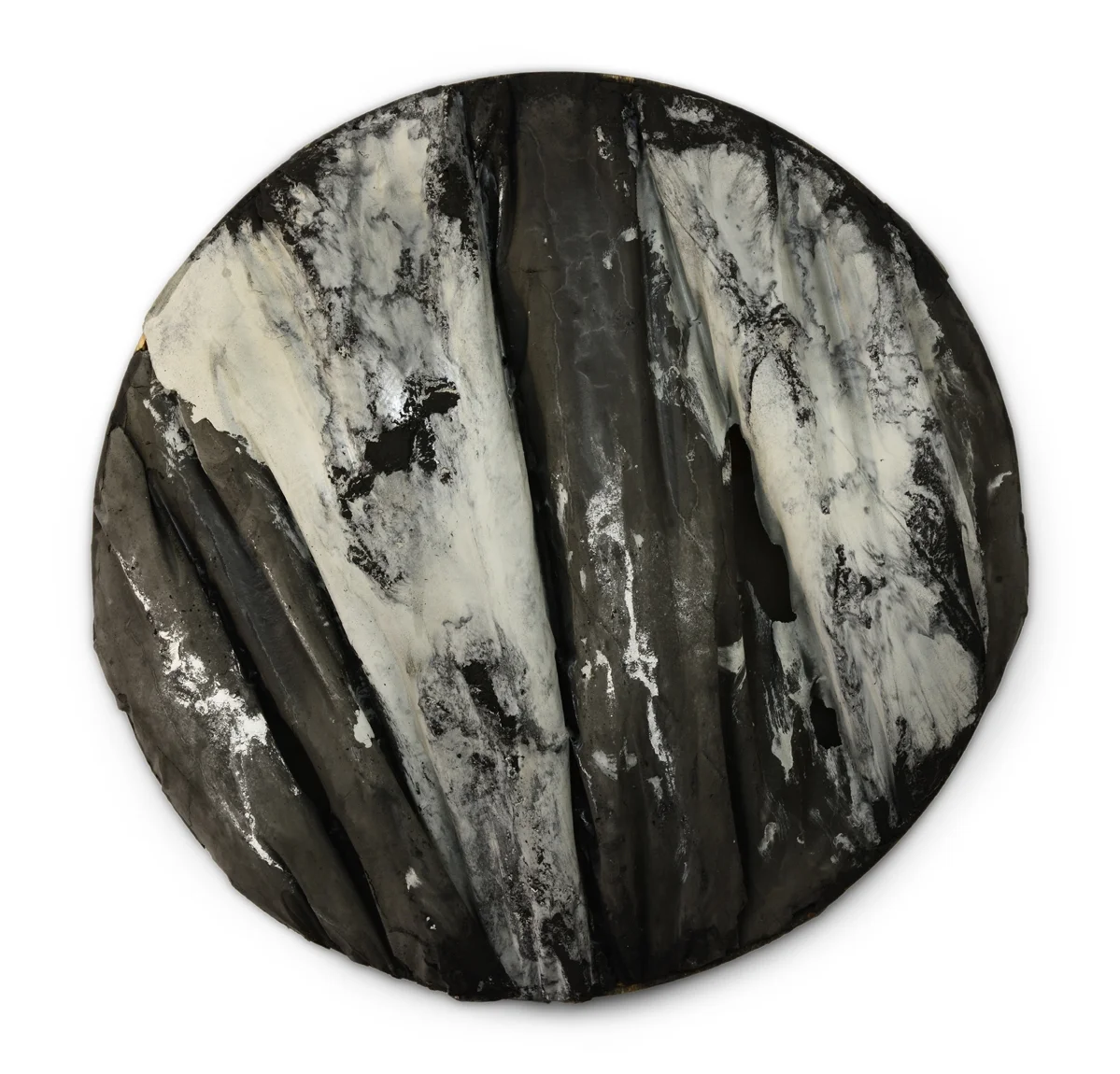 Alison Jardine, Urban Flora XV (Bewitched) , Cement, charcoal, conte crayon, 23 x 23 x 4 inches