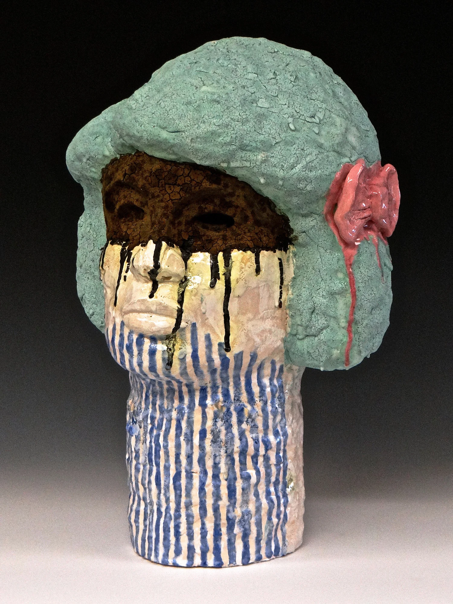 Even Warriors Wear Bows , Earthenware ceramic, 2017