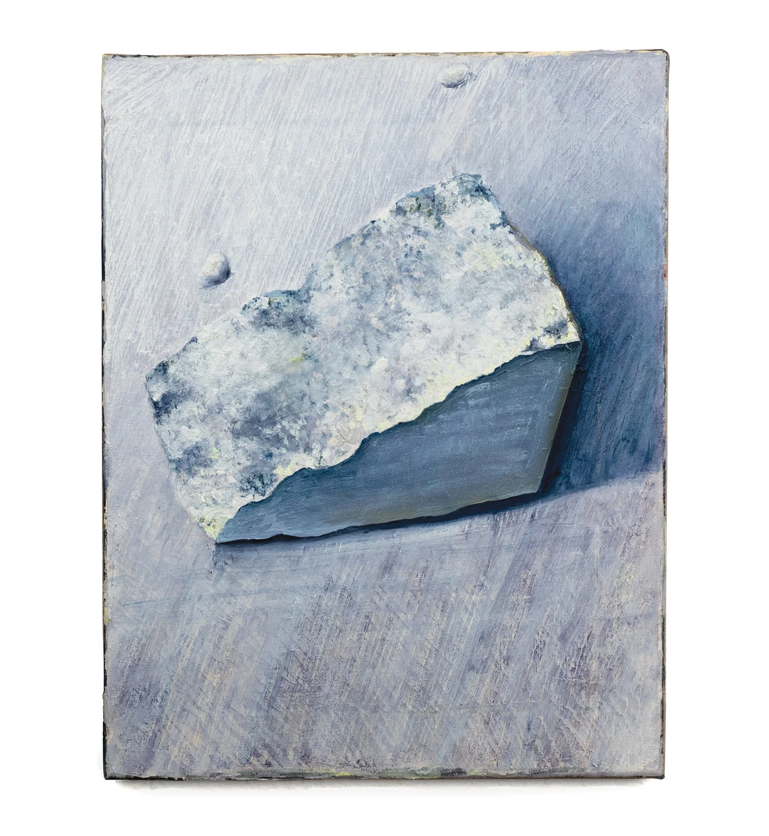 Triangular Chunk , oil on linen, 14 x 11 inches, 2017