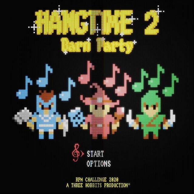 &ldquo;Here&rsquo;s luck, drink hearty...&rdquo; Another RPM Challenge in the books.  New album cover for HANGTIME.  Album available now.
.
.
.
#rpmchallenge #rpmchallenge2020 #album #albumcover #albumart  #8bit #crt #retro #gaming #videogames #fanta