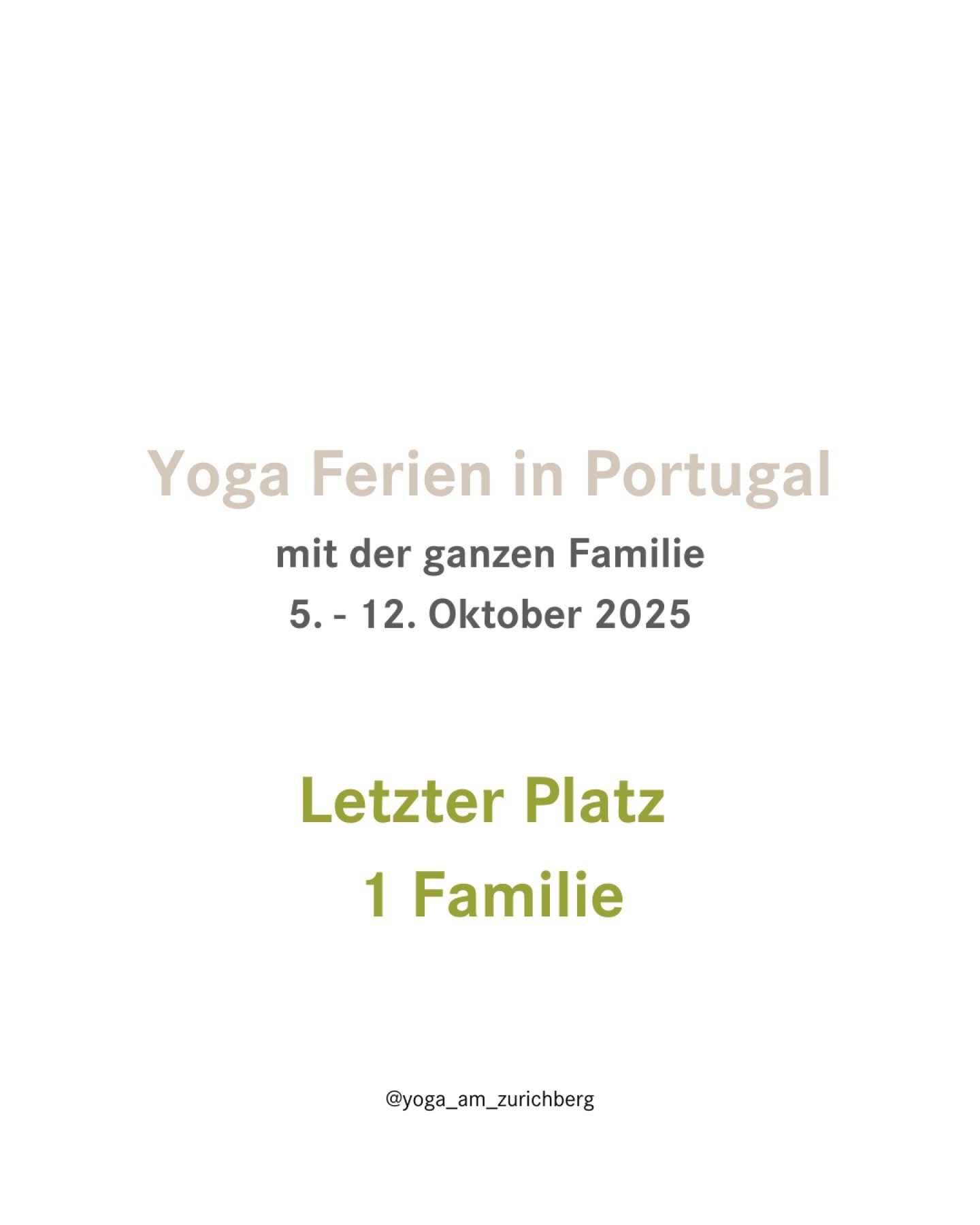 Sehnst du dich nach einer echten Pause &ndash; f&uuml;r dich &amp; deine Familie?

Vom 5. bis 12. Oktober 2025 laden wir dich ein zu einer besonderen Woche im wundersch&ouml;nen Monte Velho Retreat Centre in Portugal. 🌊☀️

✨ Was dich erwartet:
&ndas